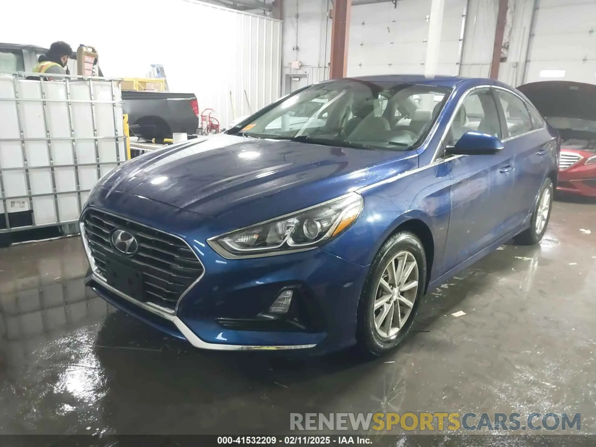 2 Photograph of a damaged car 5NPE24AFXKH792948 HYUNDAI SONATA 2019