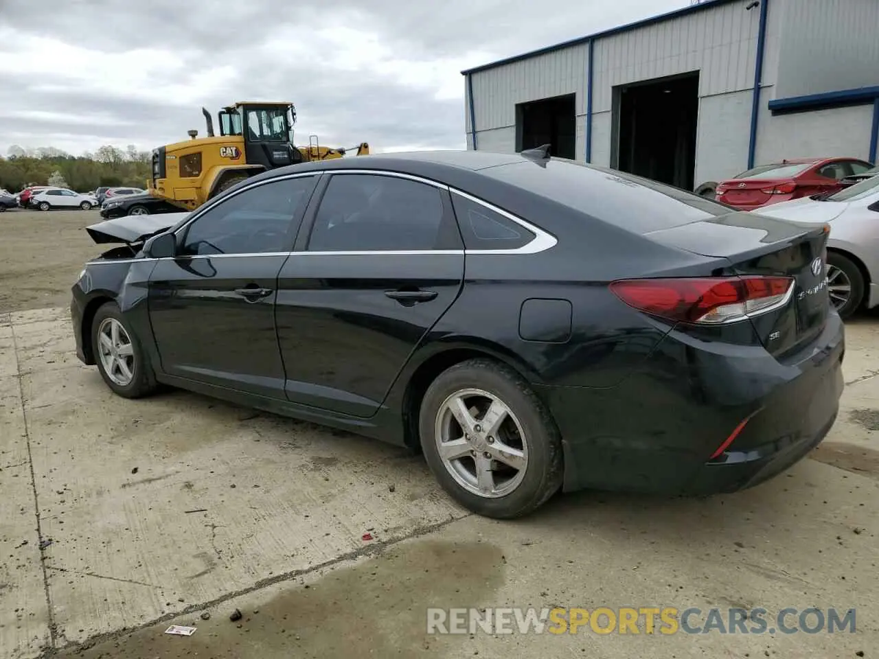 2 Photograph of a damaged car 5NPE24AFXKH796756 HYUNDAI SONATA 2019