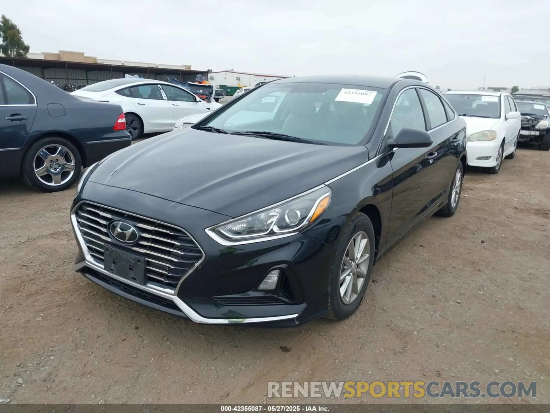 6 Photograph of a damaged car 5NPE24AFXKH802555 HYUNDAI SONATA 2019