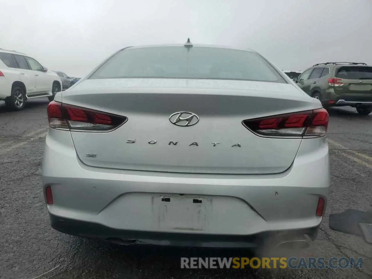 6 Photograph of a damaged car 5NPE24AFXKH805522 HYUNDAI SONATA 2019