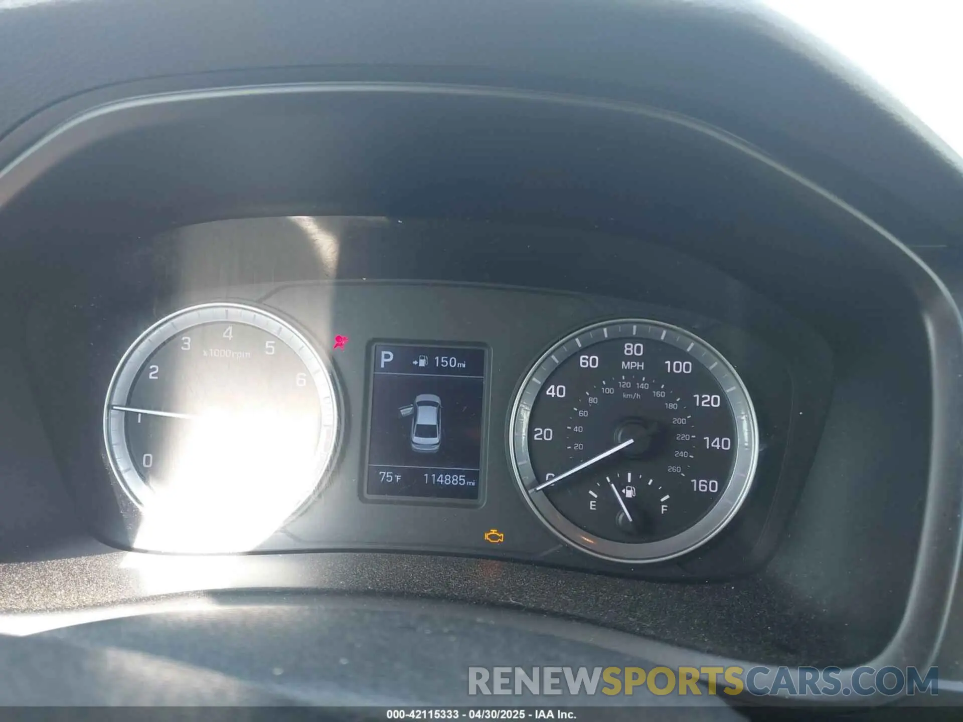 7 Photograph of a damaged car 5NPE24AFXKH819257 HYUNDAI SONATA 2019