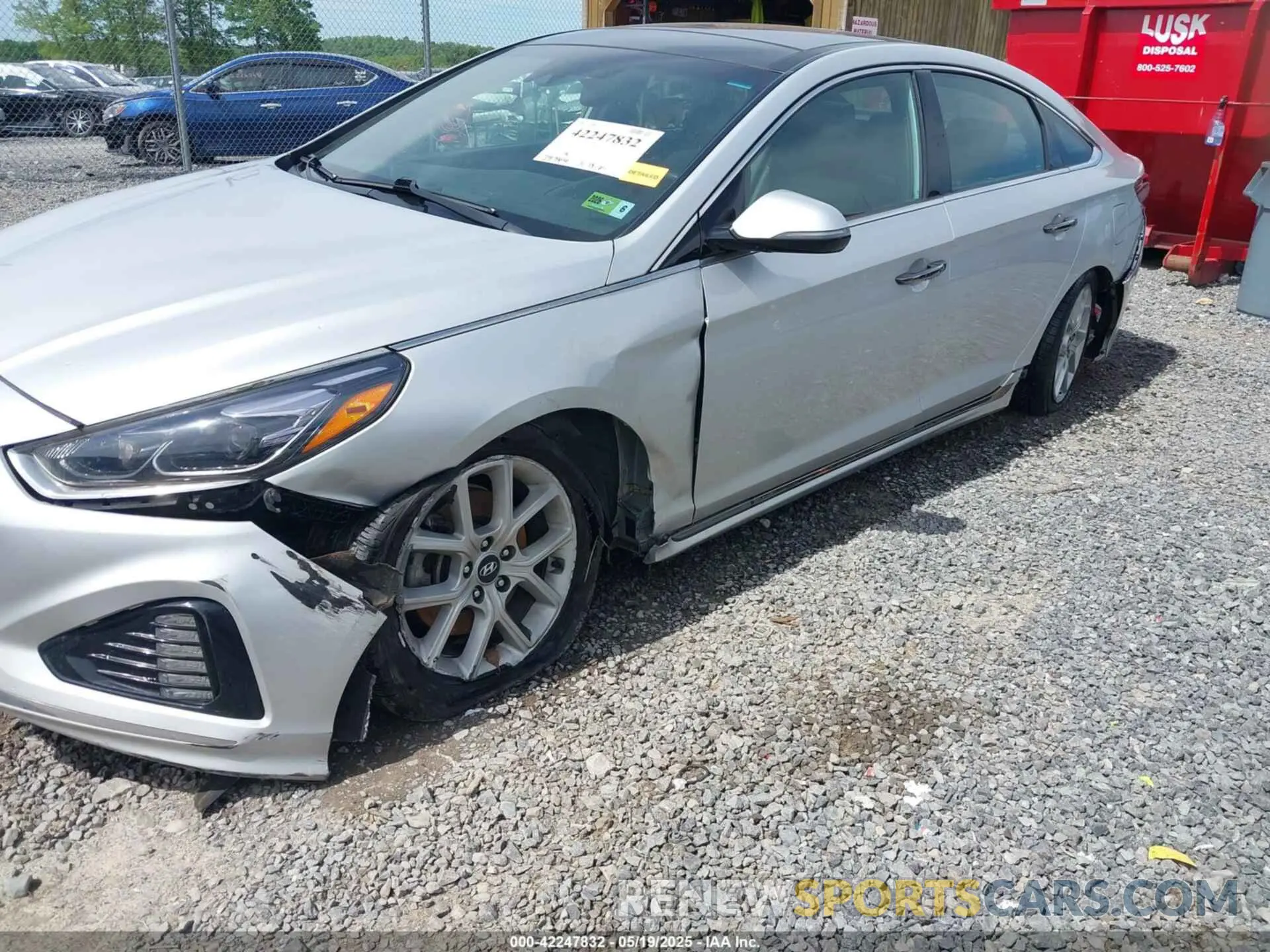 6 Photograph of a damaged car 5NPE34AB1KH757578 HYUNDAI SONATA 2019