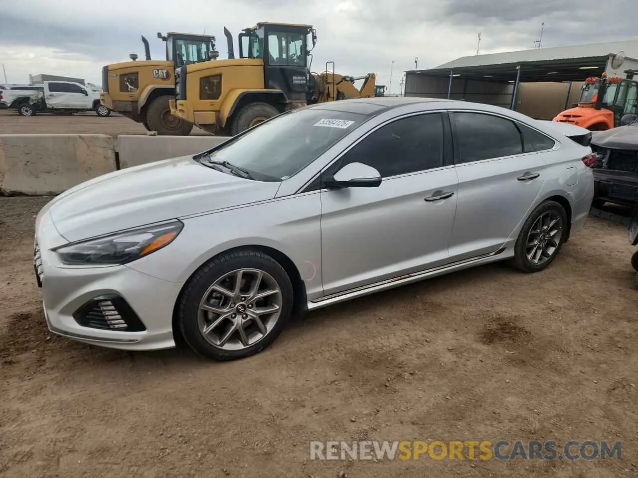 1 Photograph of a damaged car 5NPE34AB8KH799584 HYUNDAI SONATA 2019