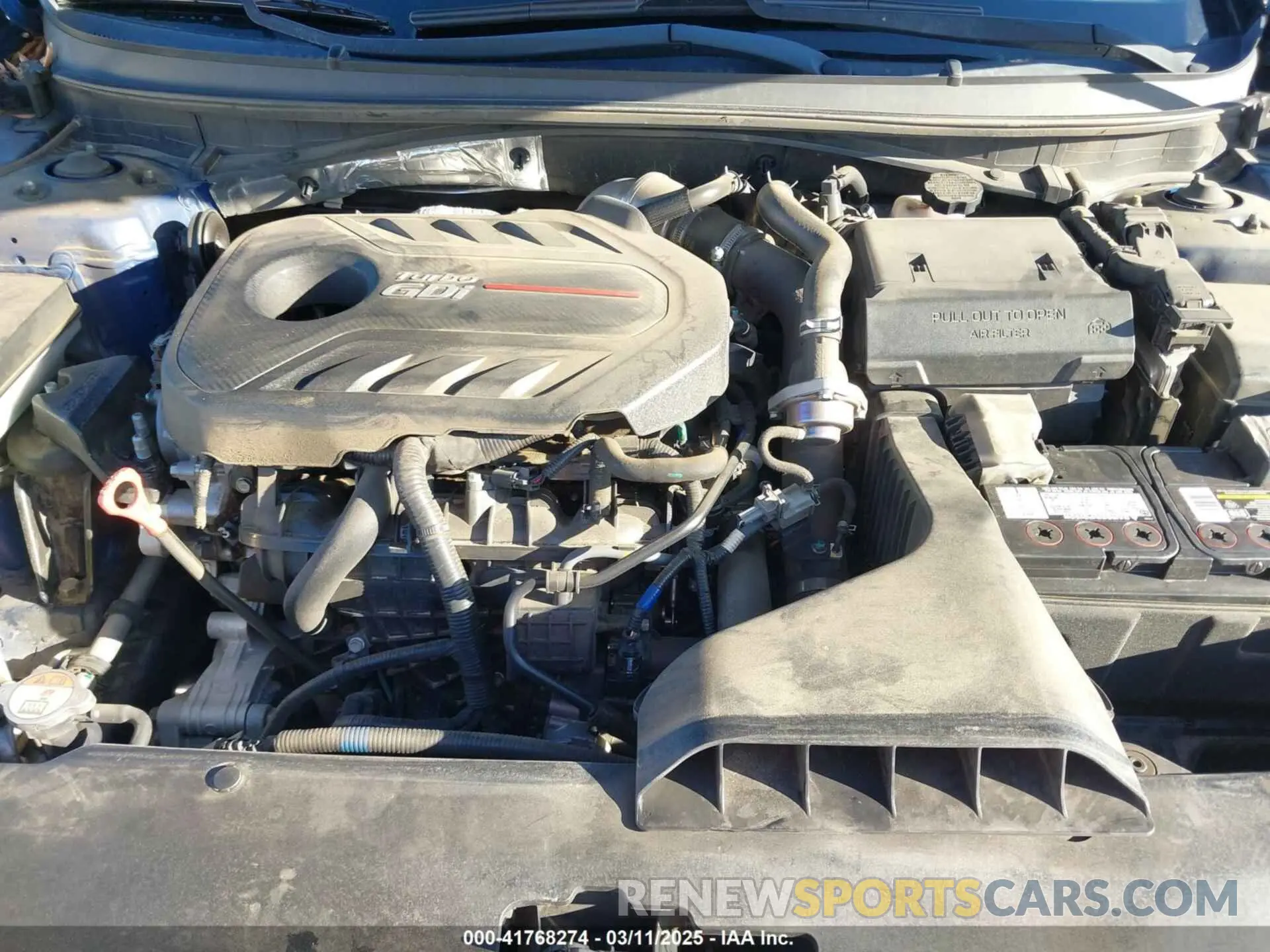 10 Photograph of a damaged car 5NPE34ABXKH758891 HYUNDAI SONATA 2019
