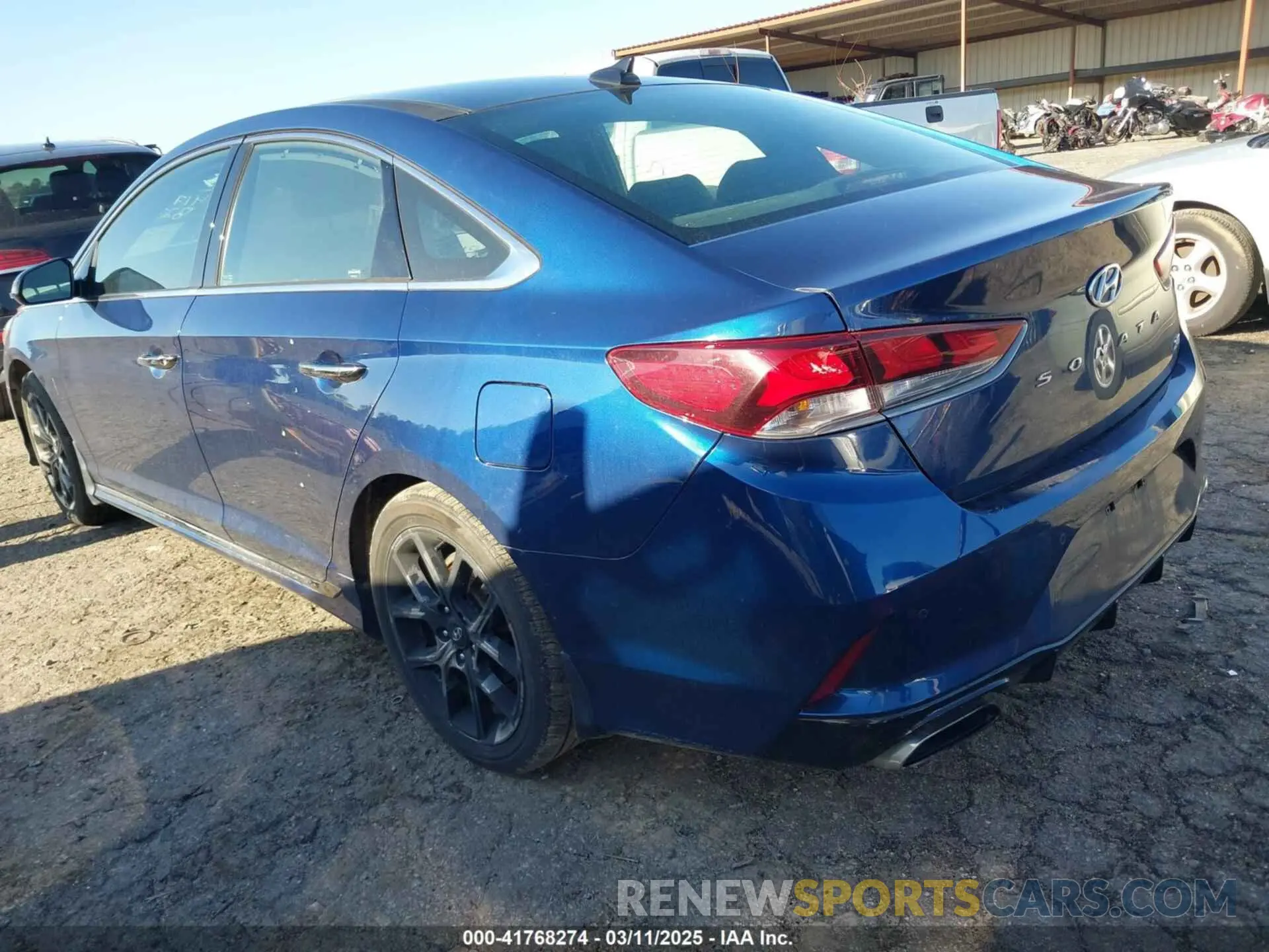3 Photograph of a damaged car 5NPE34ABXKH758891 HYUNDAI SONATA 2019
