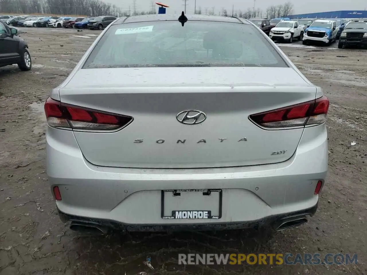 6 Photograph of a damaged car 5NPE34ABXKH795052 HYUNDAI SONATA 2019