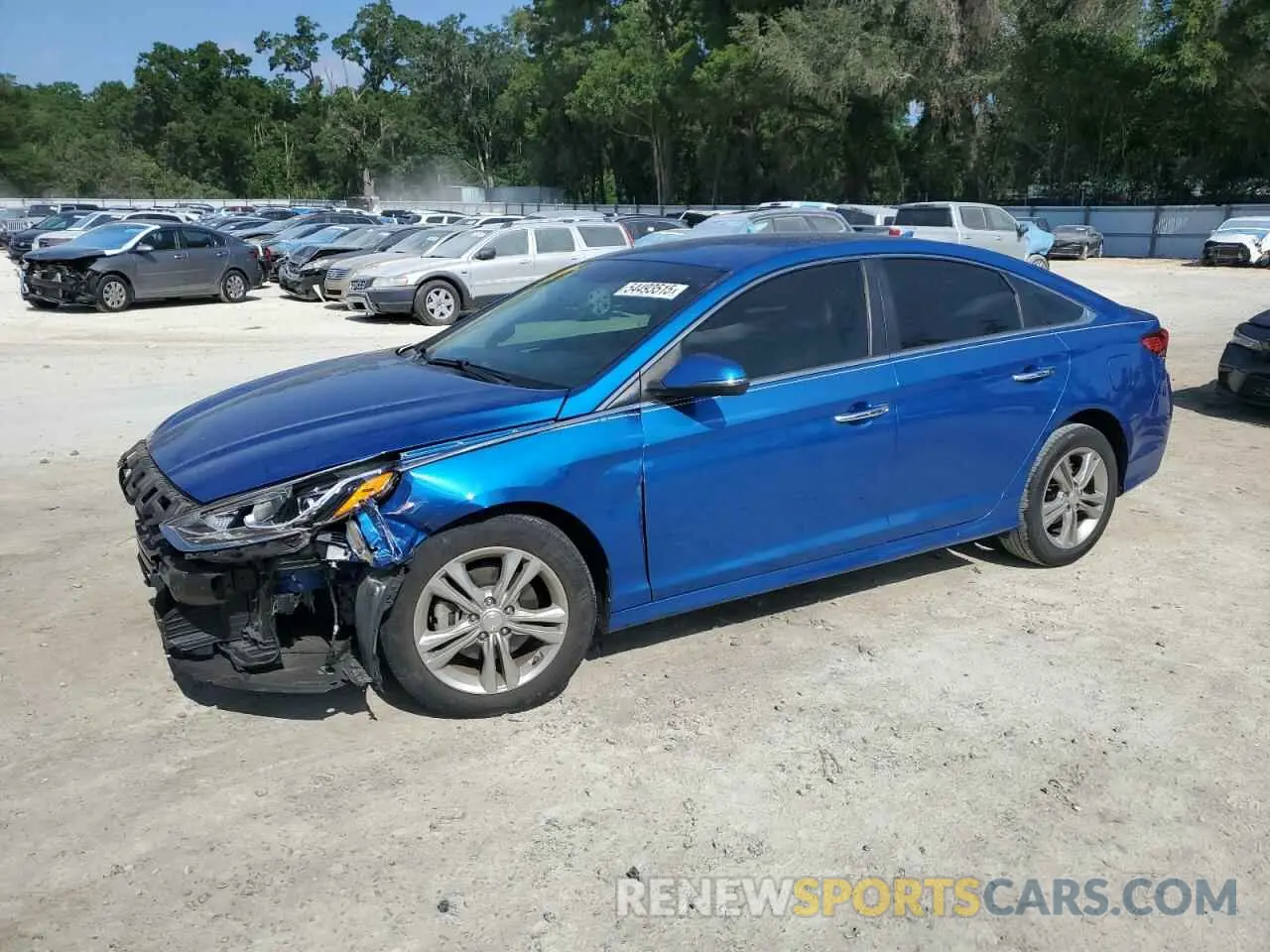 1 Photograph of a damaged car 5NPE34AF0KH750219 HYUNDAI SONATA 2019