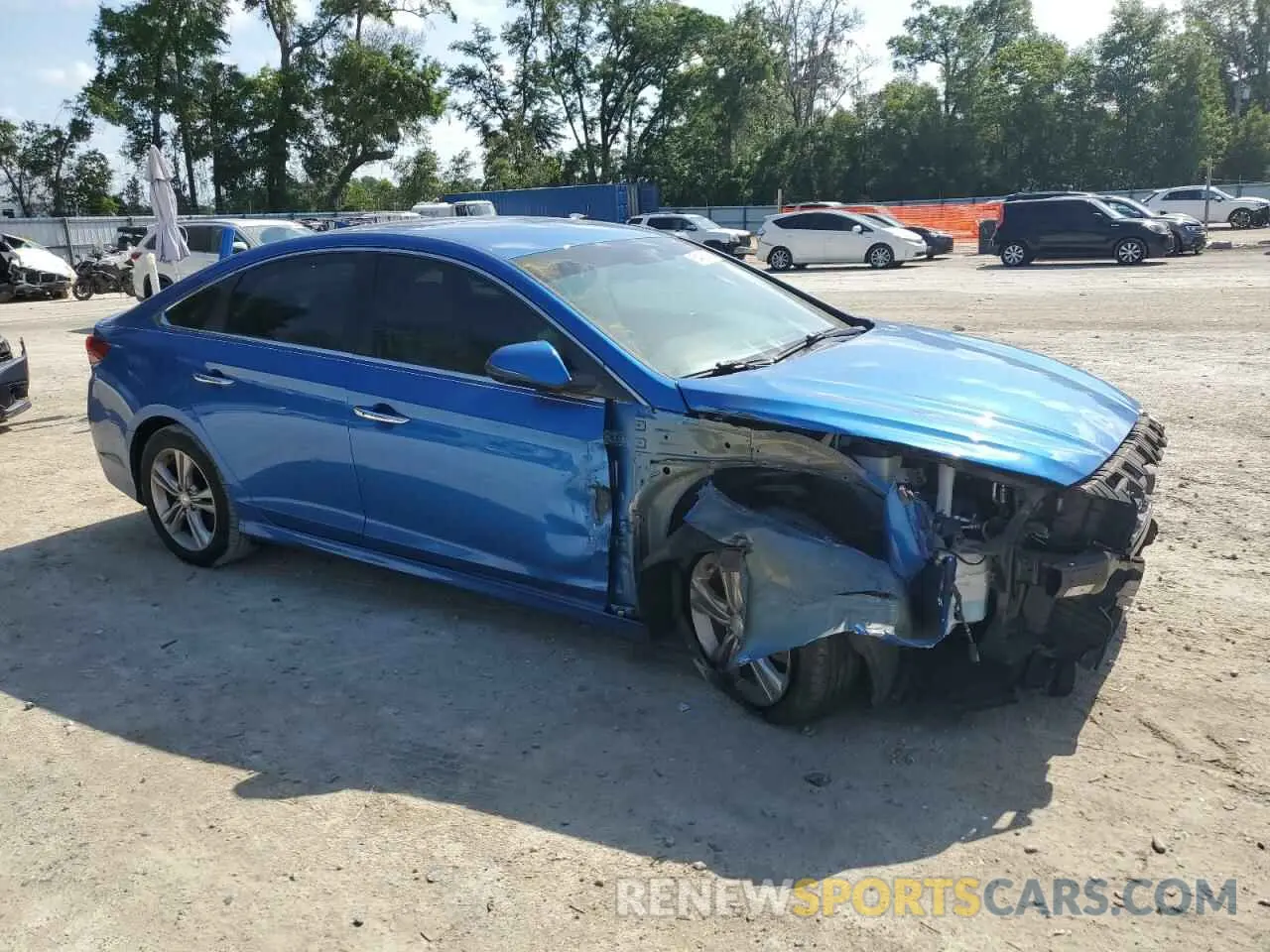 4 Photograph of a damaged car 5NPE34AF0KH750219 HYUNDAI SONATA 2019