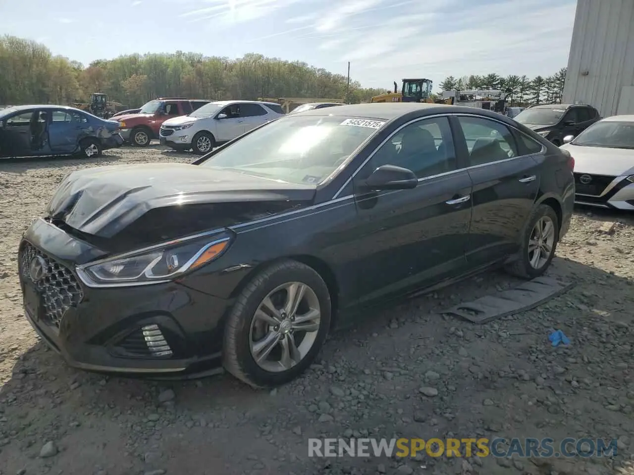 1 Photograph of a damaged car 5NPE34AF0KH761222 HYUNDAI SONATA 2019