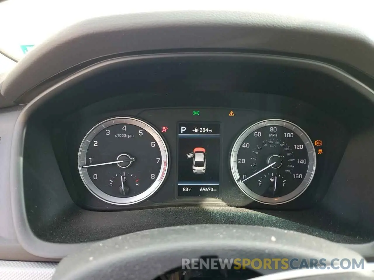 9 Photograph of a damaged car 5NPE34AF0KH761222 HYUNDAI SONATA 2019