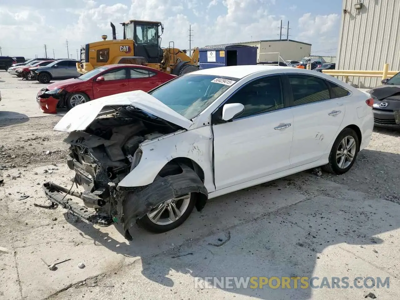 1 Photograph of a damaged car 5NPE34AF0KH764265 HYUNDAI SONATA 2019