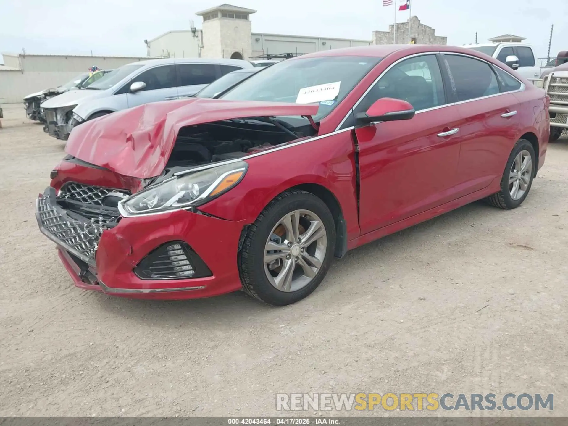 2 Photograph of a damaged car 5NPE34AF0KH766176 HYUNDAI SONATA 2019
