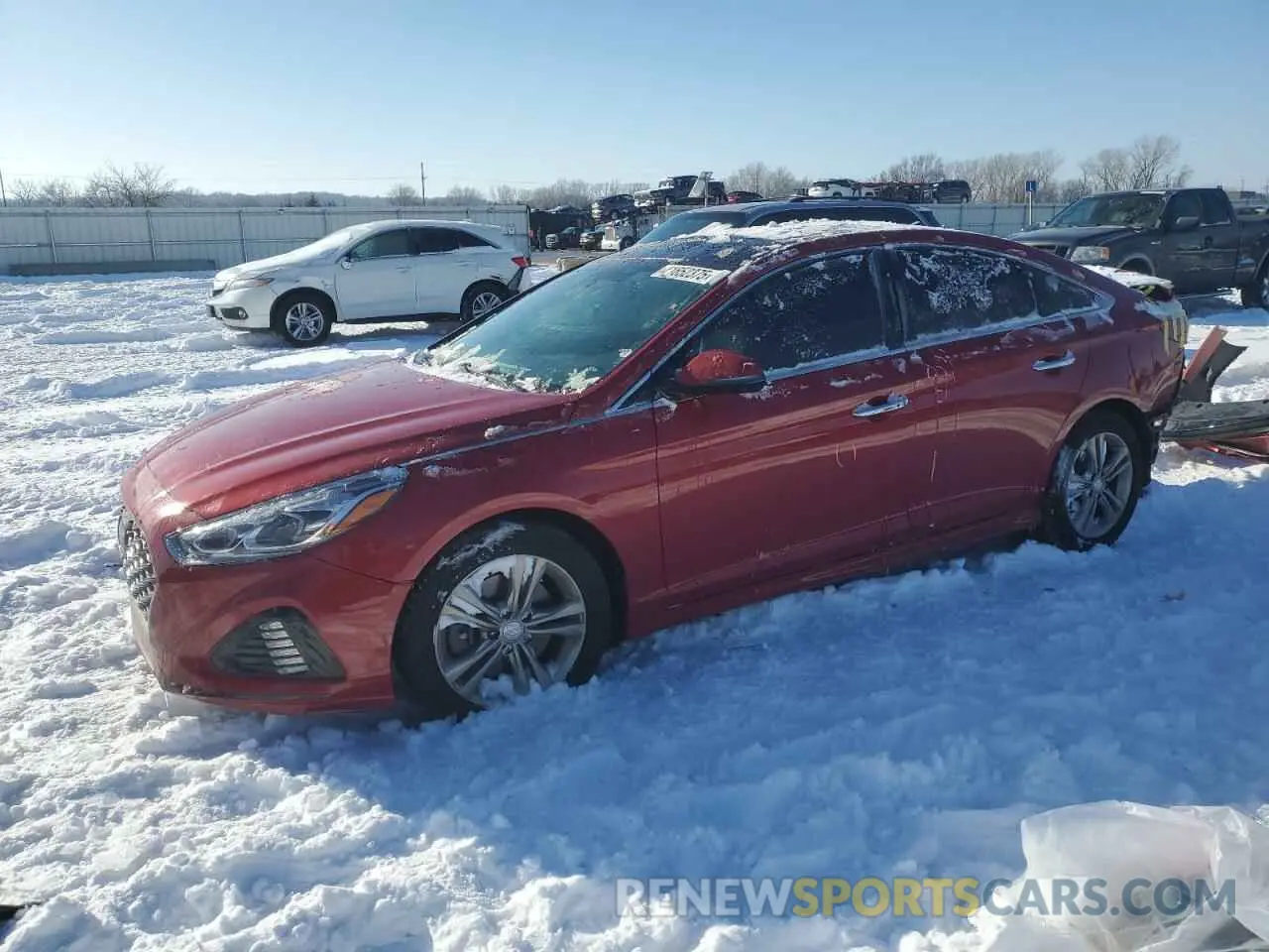 1 Photograph of a damaged car 5NPE34AF0KH776304 HYUNDAI SONATA 2019