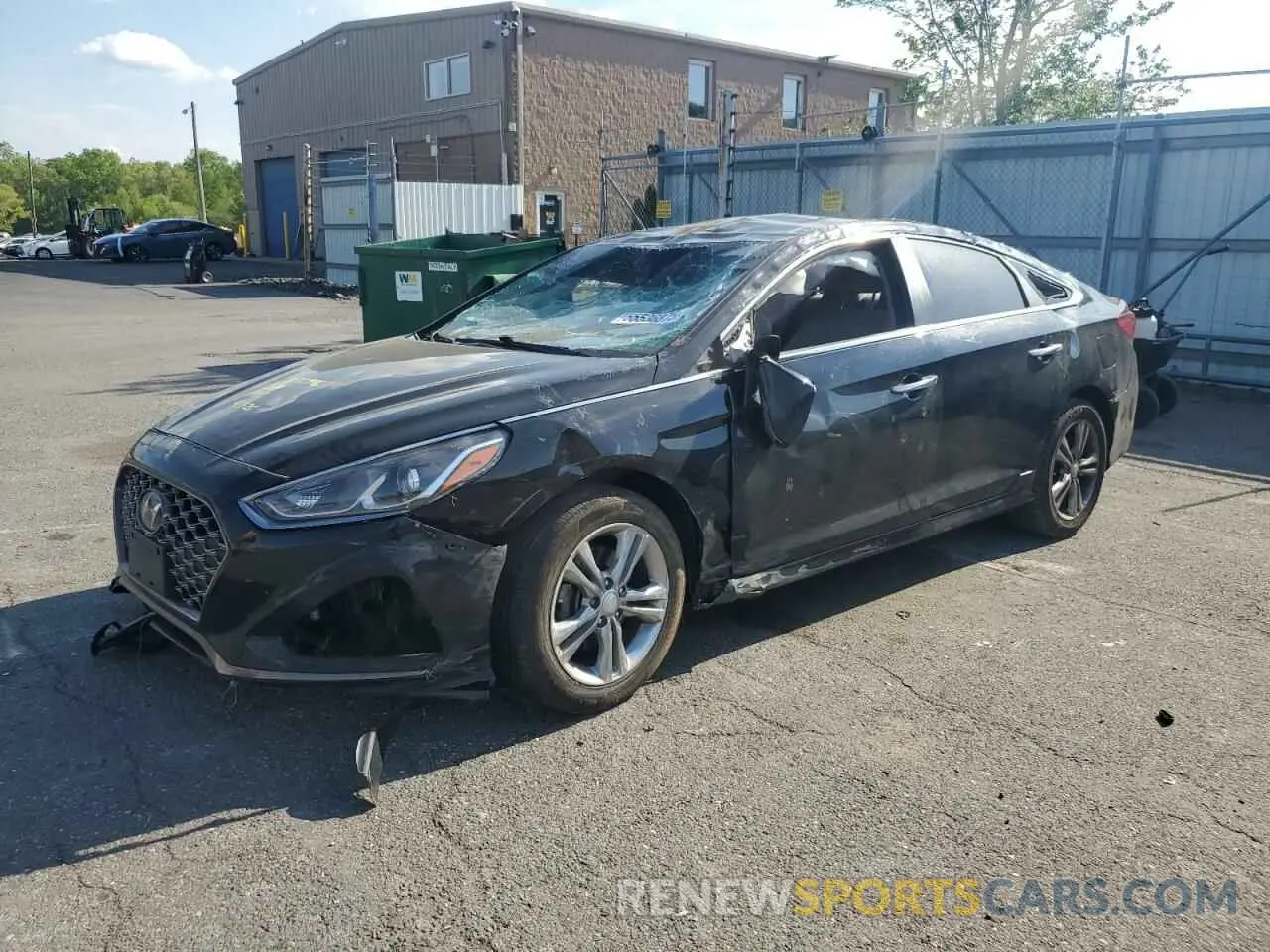 1 Photograph of a damaged car 5NPE34AF0KH792034 HYUNDAI SONATA 2019