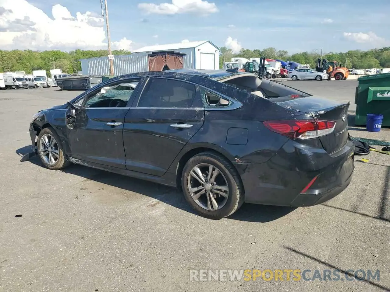 2 Photograph of a damaged car 5NPE34AF0KH792034 HYUNDAI SONATA 2019