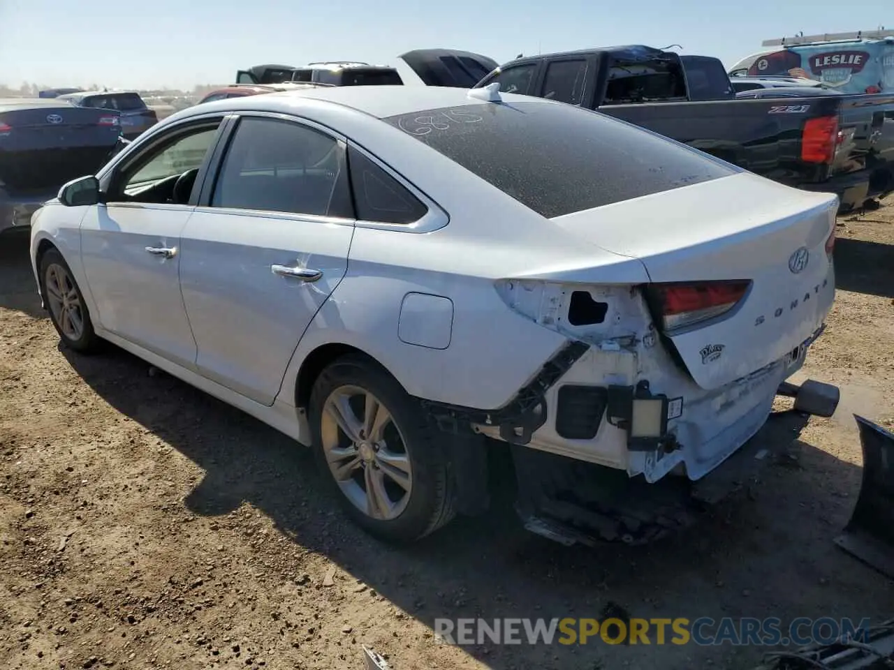 2 Photograph of a damaged car 5NPE34AF0KH795208 HYUNDAI SONATA 2019