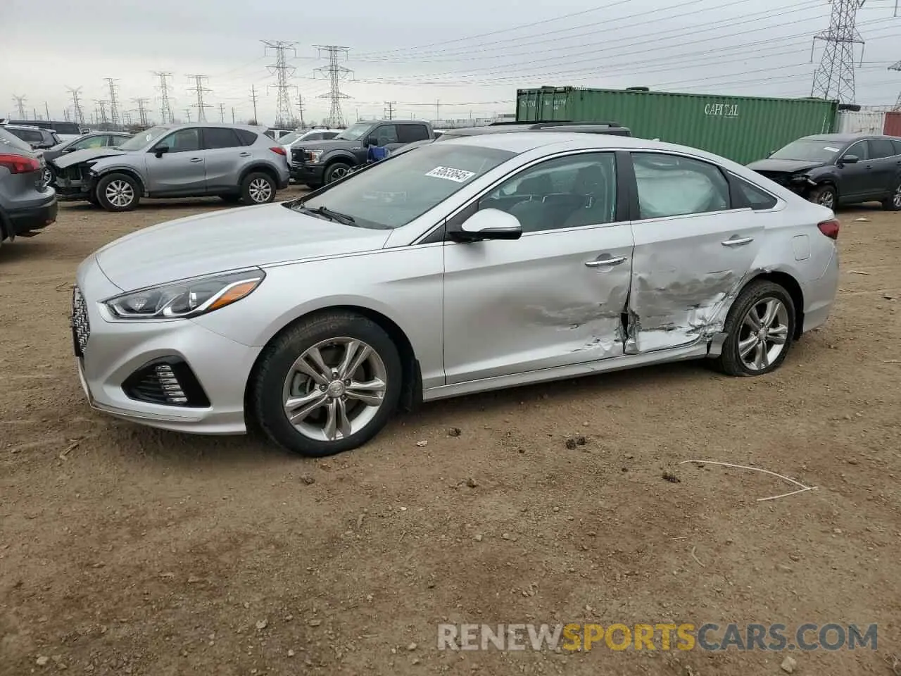 1 Photograph of a damaged car 5NPE34AF0KH809401 HYUNDAI SONATA 2019