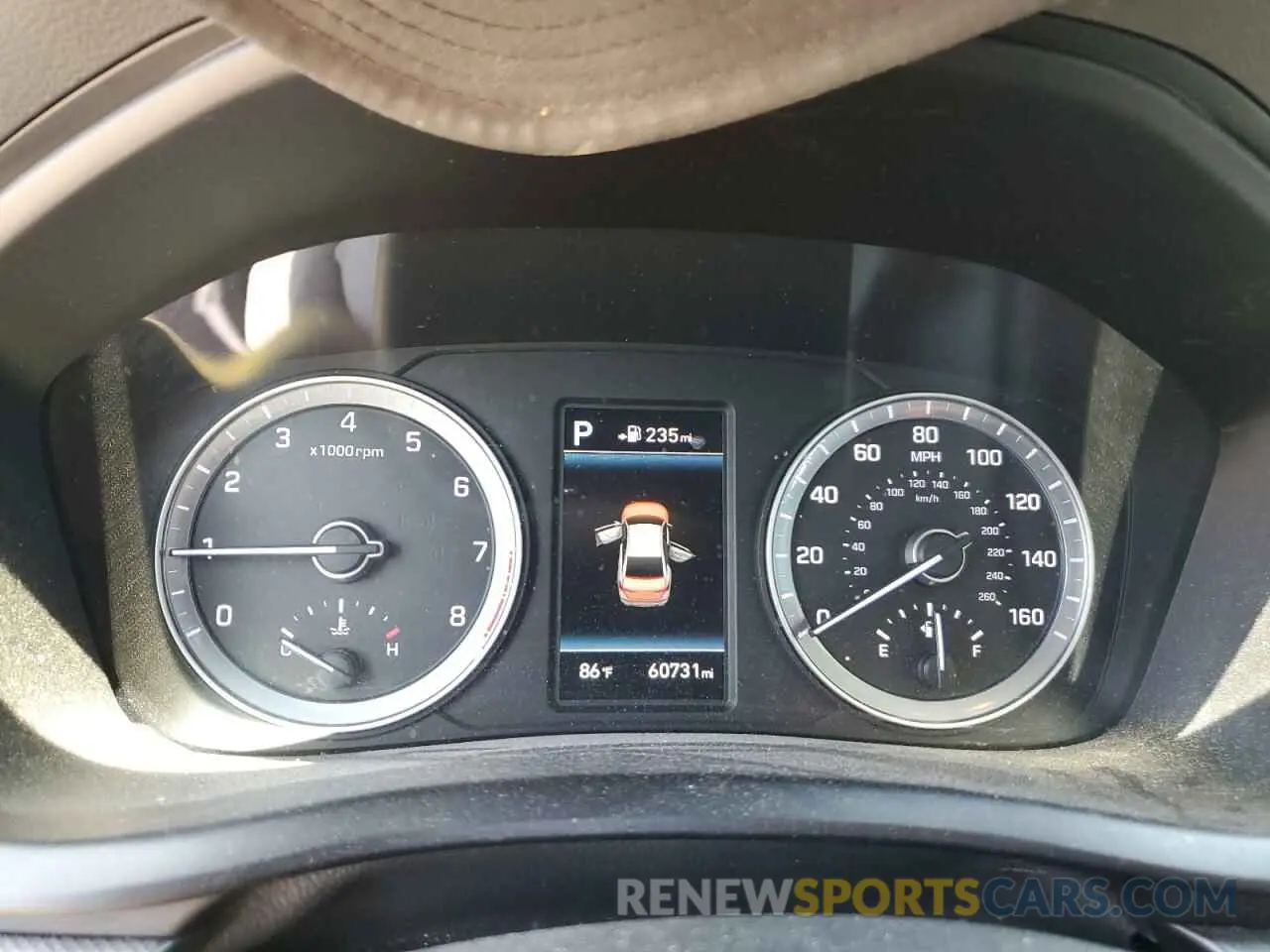 9 Photograph of a damaged car 5NPE34AF1KH729377 HYUNDAI SONATA 2019