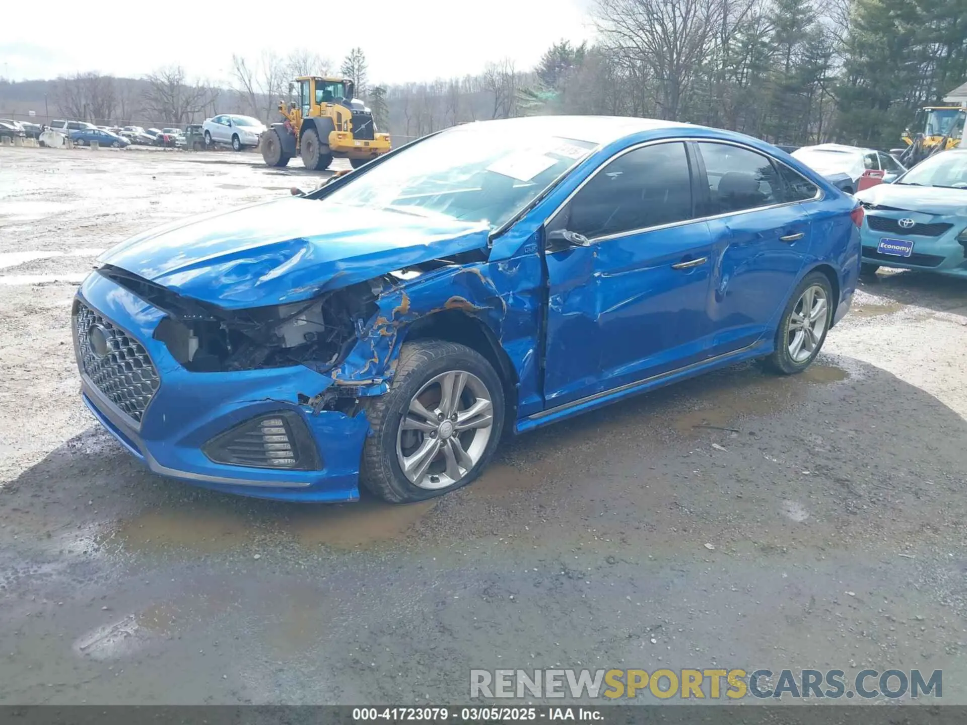 2 Photograph of a damaged car 5NPE34AF1KH736264 HYUNDAI SONATA 2019