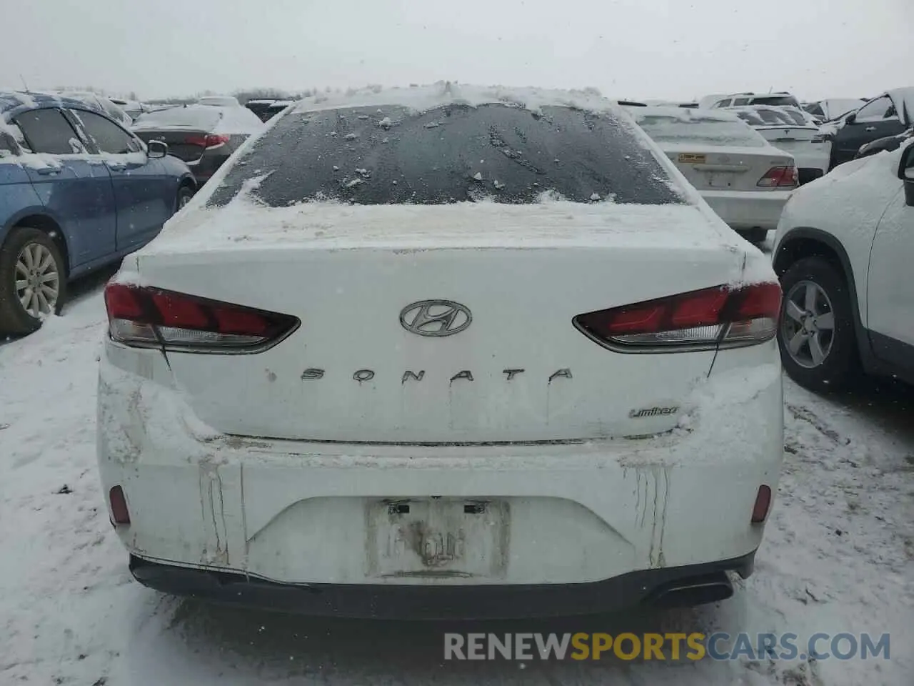 6 Photograph of a damaged car 5NPE34AF1KH738256 HYUNDAI SONATA 2019
