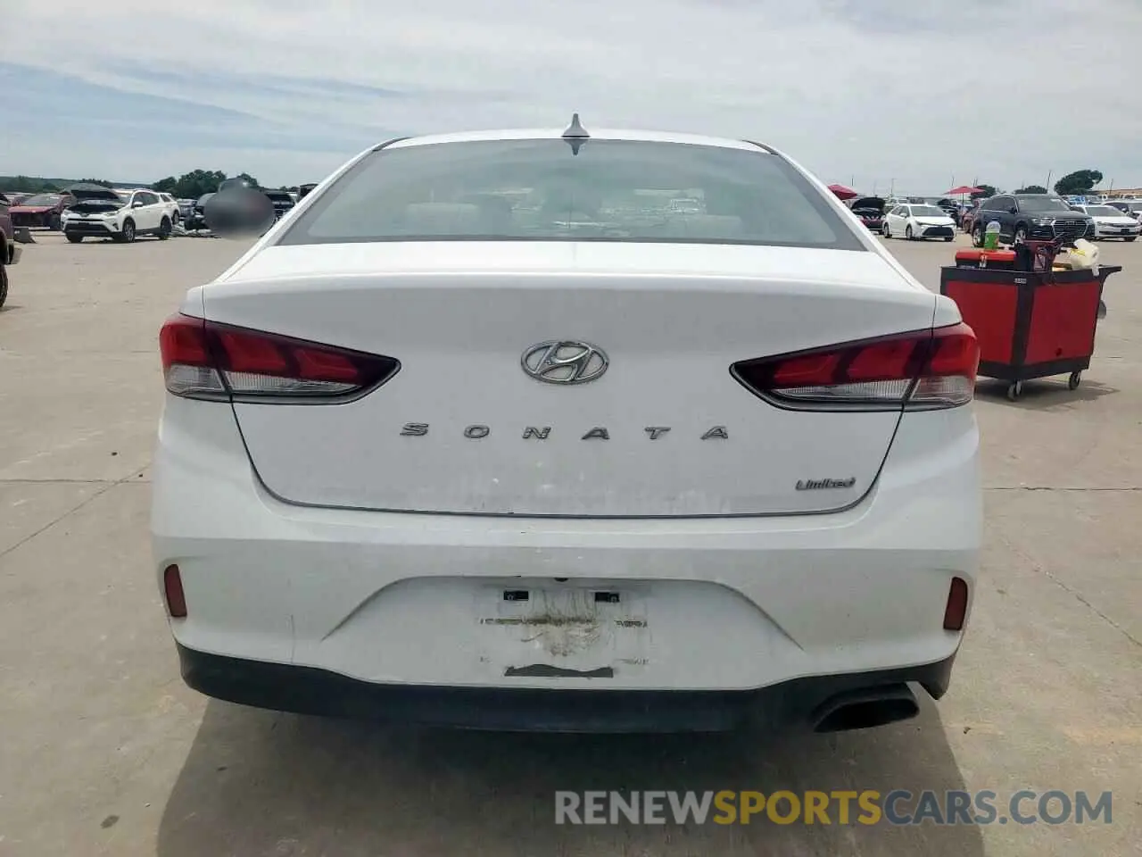 6 Photograph of a damaged car 5NPE34AF1KH740203 HYUNDAI SONATA 2019