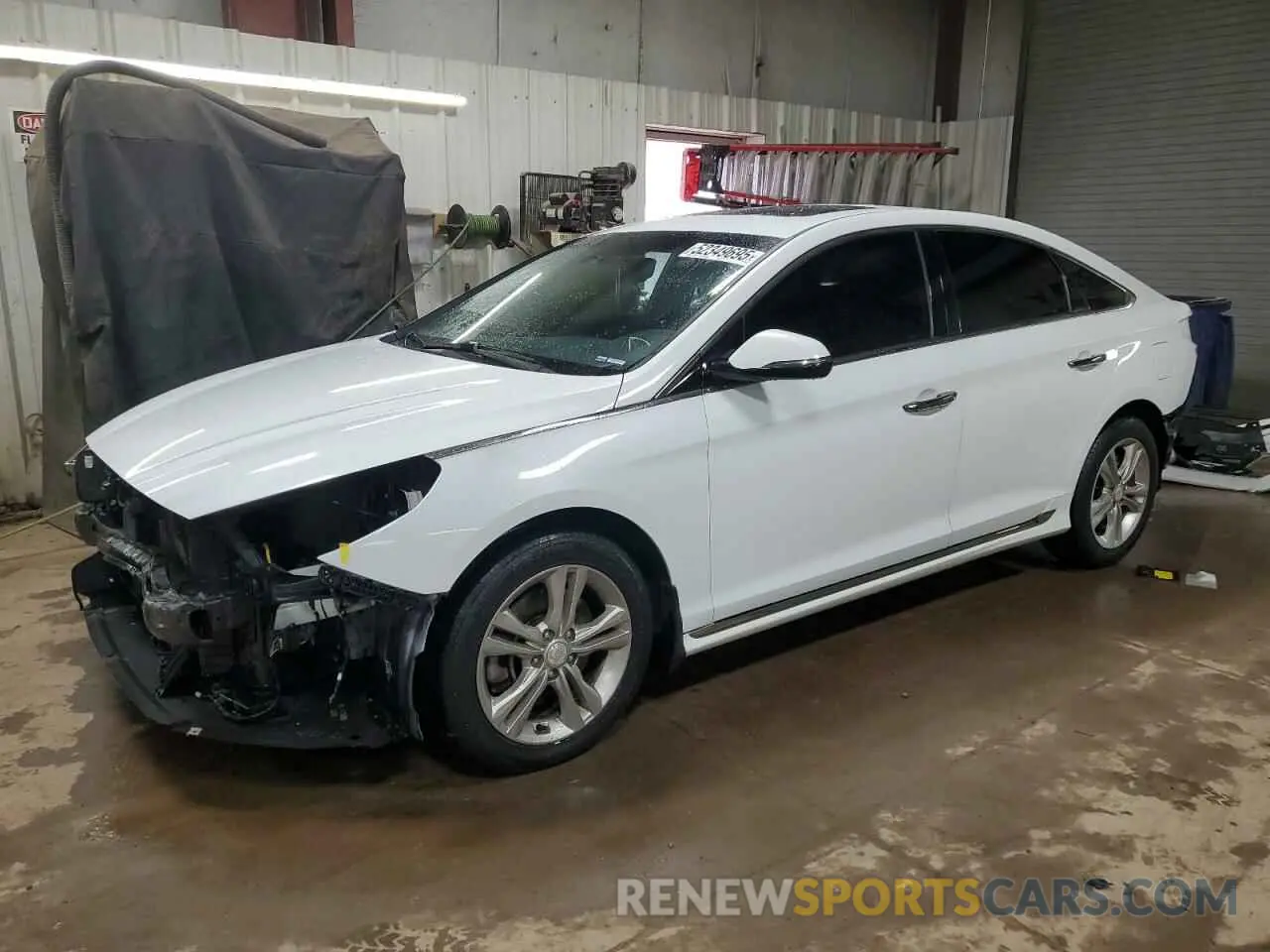 1 Photograph of a damaged car 5NPE34AF1KH767384 HYUNDAI SONATA 2019