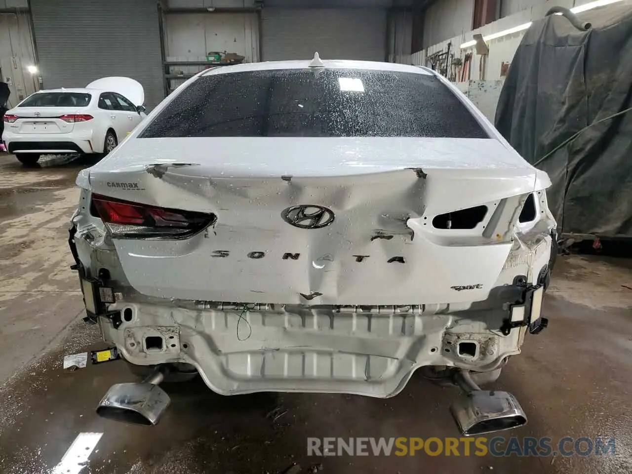 6 Photograph of a damaged car 5NPE34AF1KH767384 HYUNDAI SONATA 2019