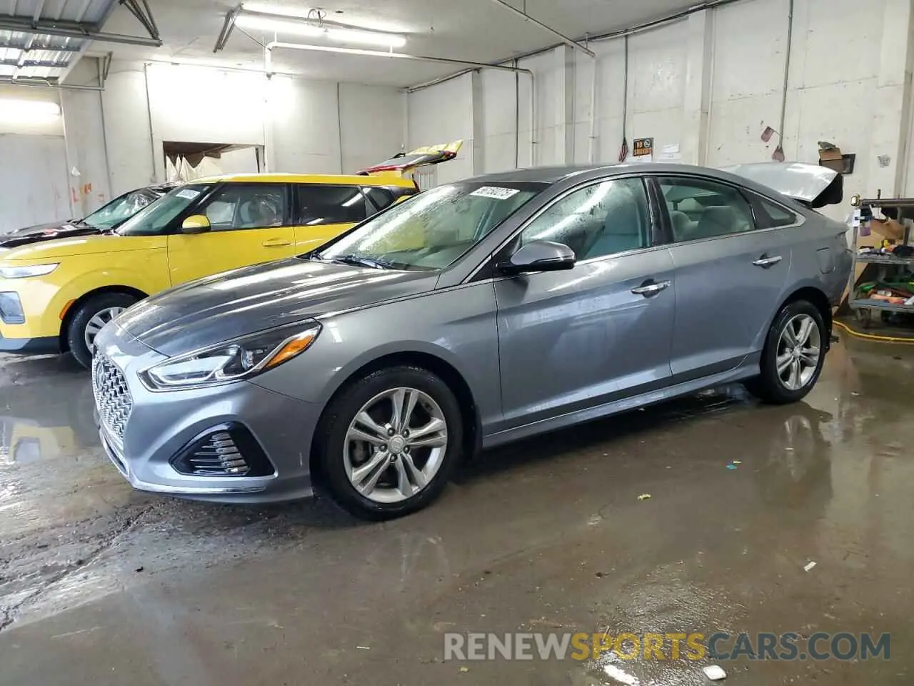 1 Photograph of a damaged car 5NPE34AF1KH769734 HYUNDAI SONATA 2019