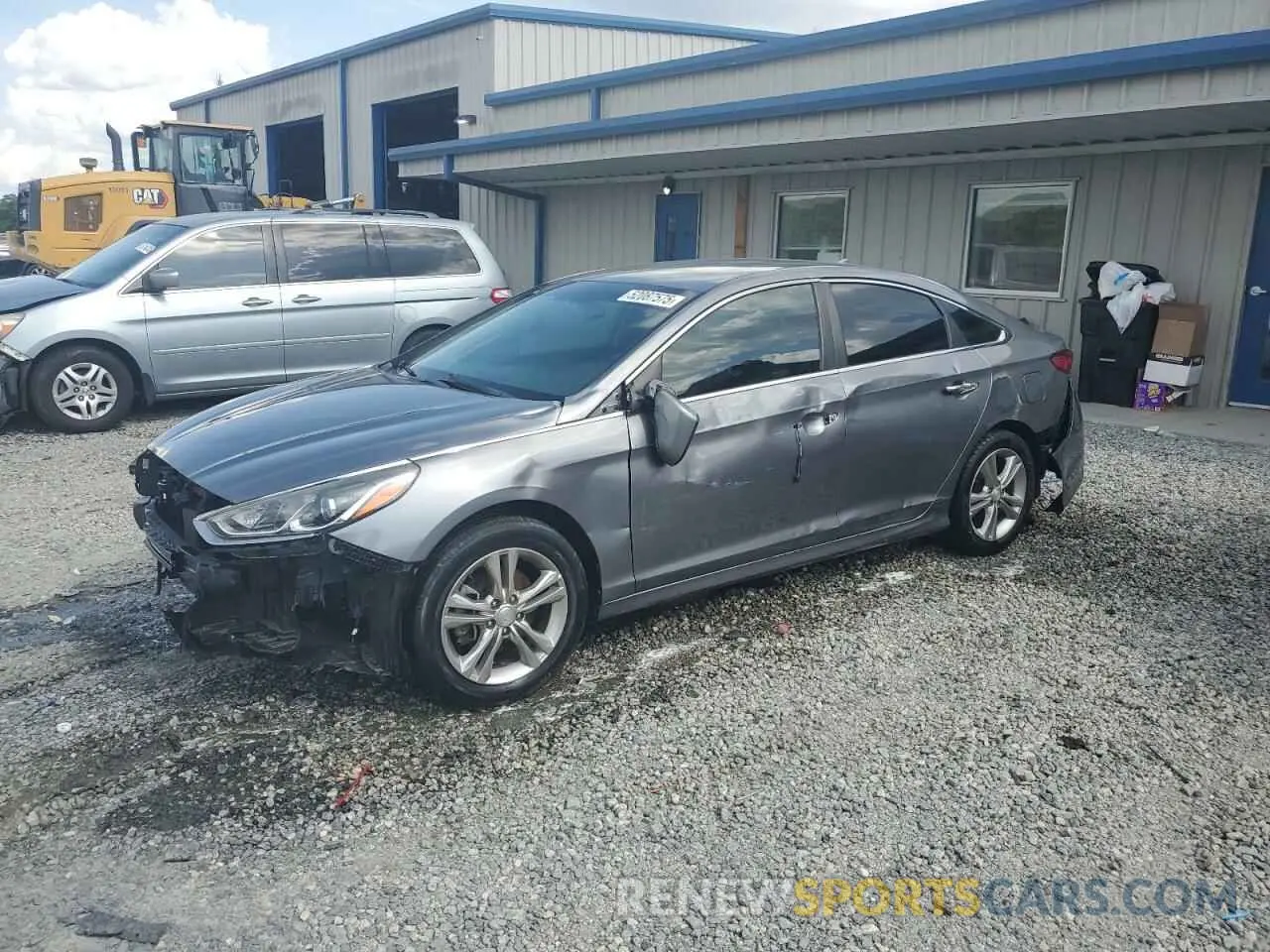 1 Photograph of a damaged car 5NPE34AF1KH771788 HYUNDAI SONATA 2019