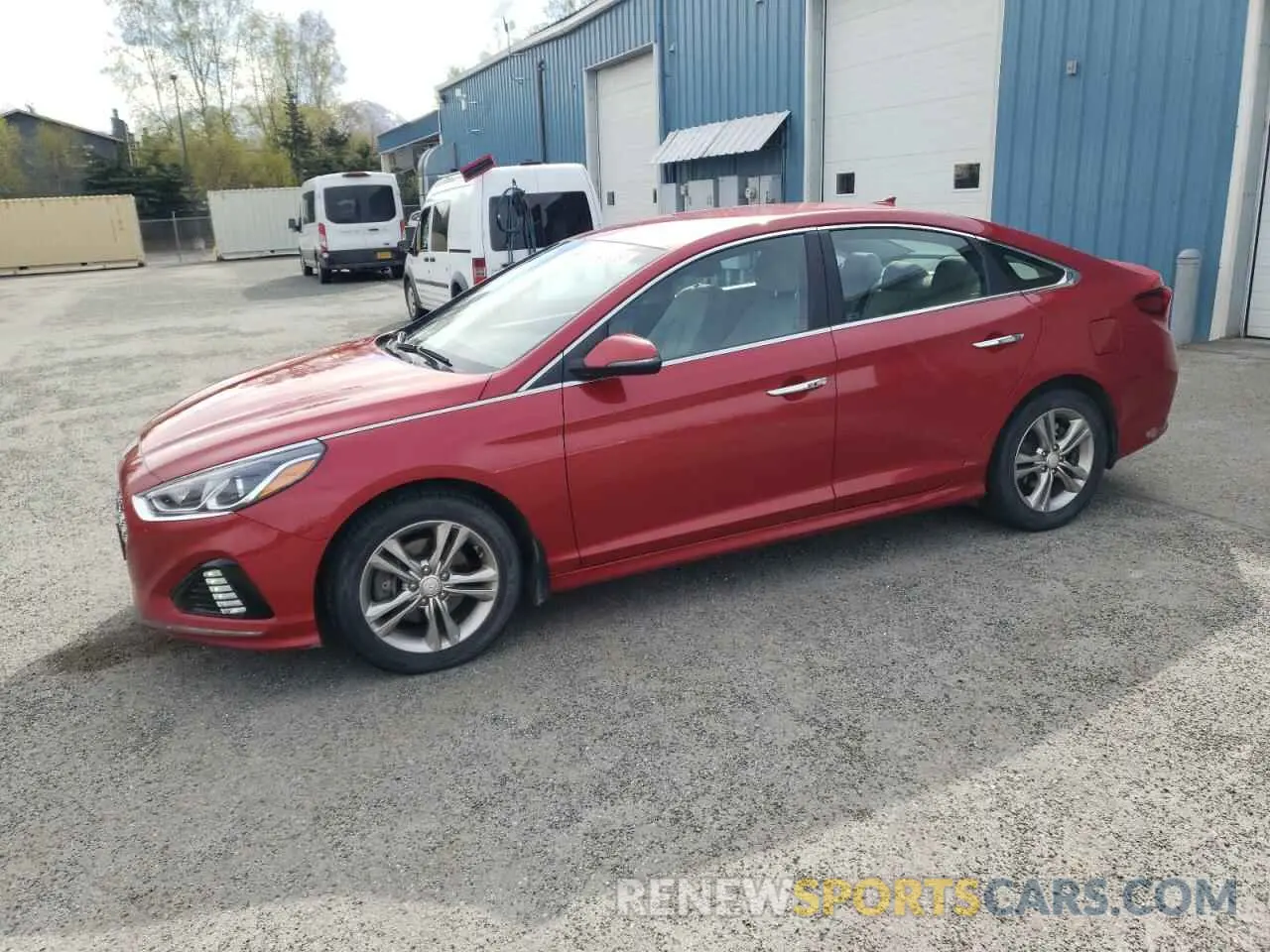 1 Photograph of a damaged car 5NPE34AF1KH783164 HYUNDAI SONATA 2019