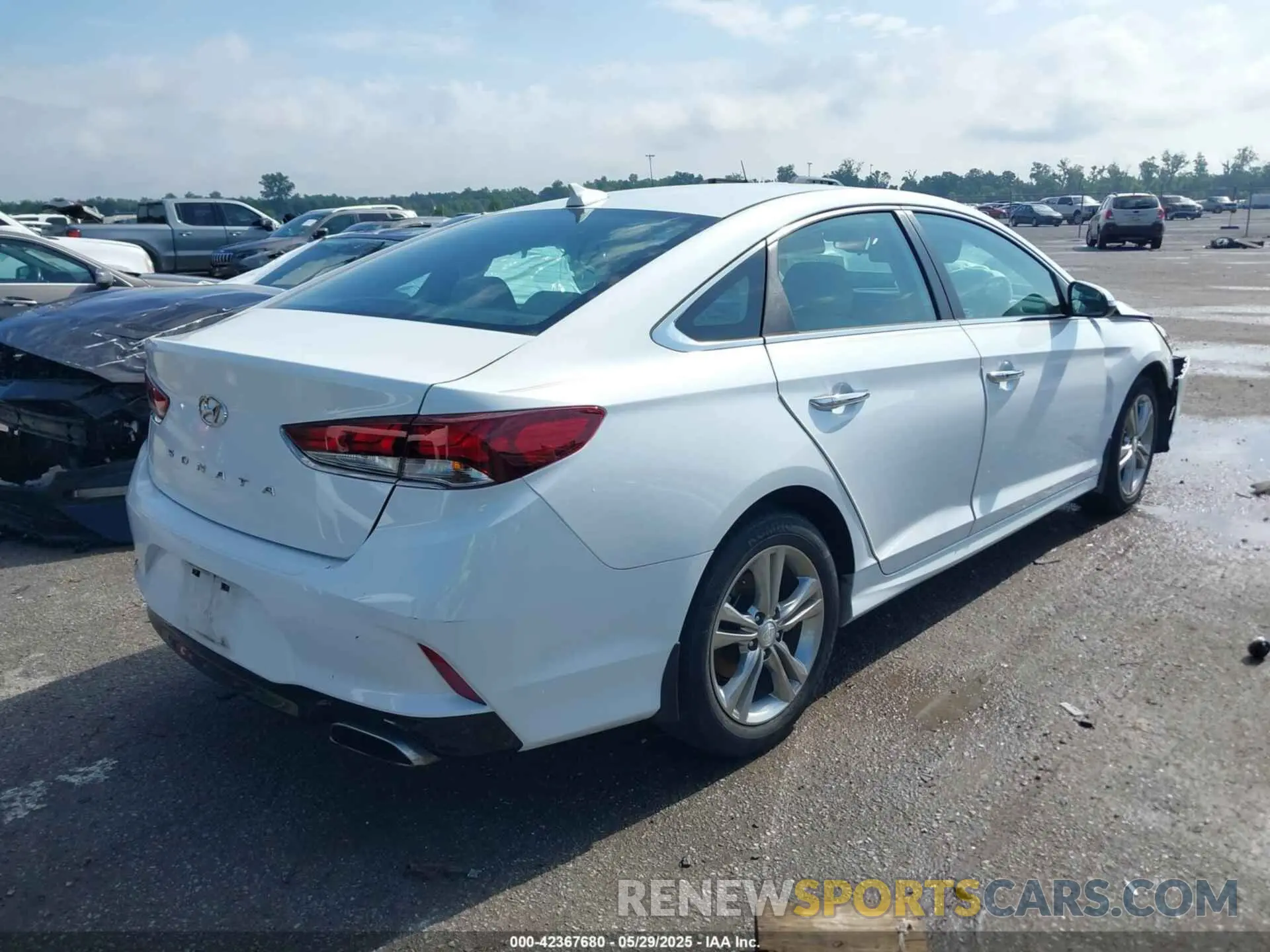 4 Photograph of a damaged car 5NPE34AF1KH785237 HYUNDAI SONATA 2019