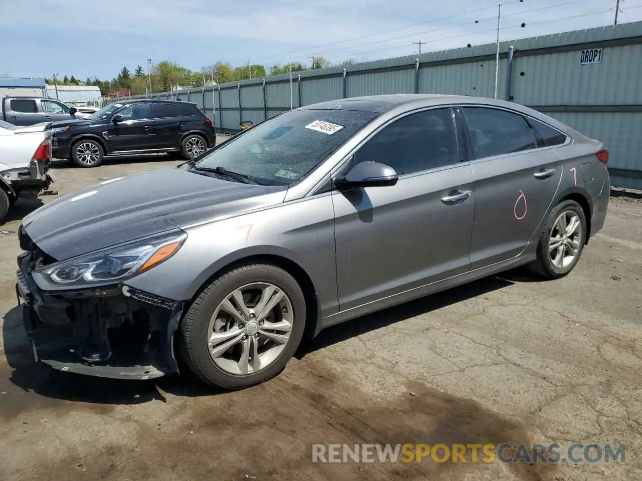1 Photograph of a damaged car 5NPE34AF1KH803297 HYUNDAI SONATA 2019