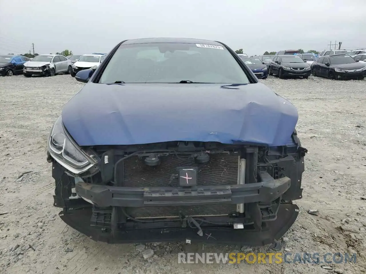 5 Photograph of a damaged car 5NPE34AF2KH733292 HYUNDAI SONATA 2019