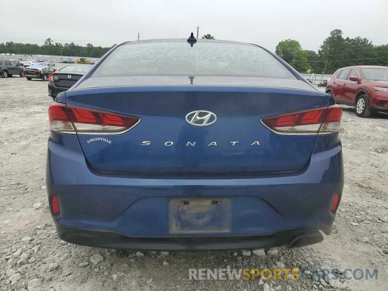 6 Photograph of a damaged car 5NPE34AF2KH733292 HYUNDAI SONATA 2019