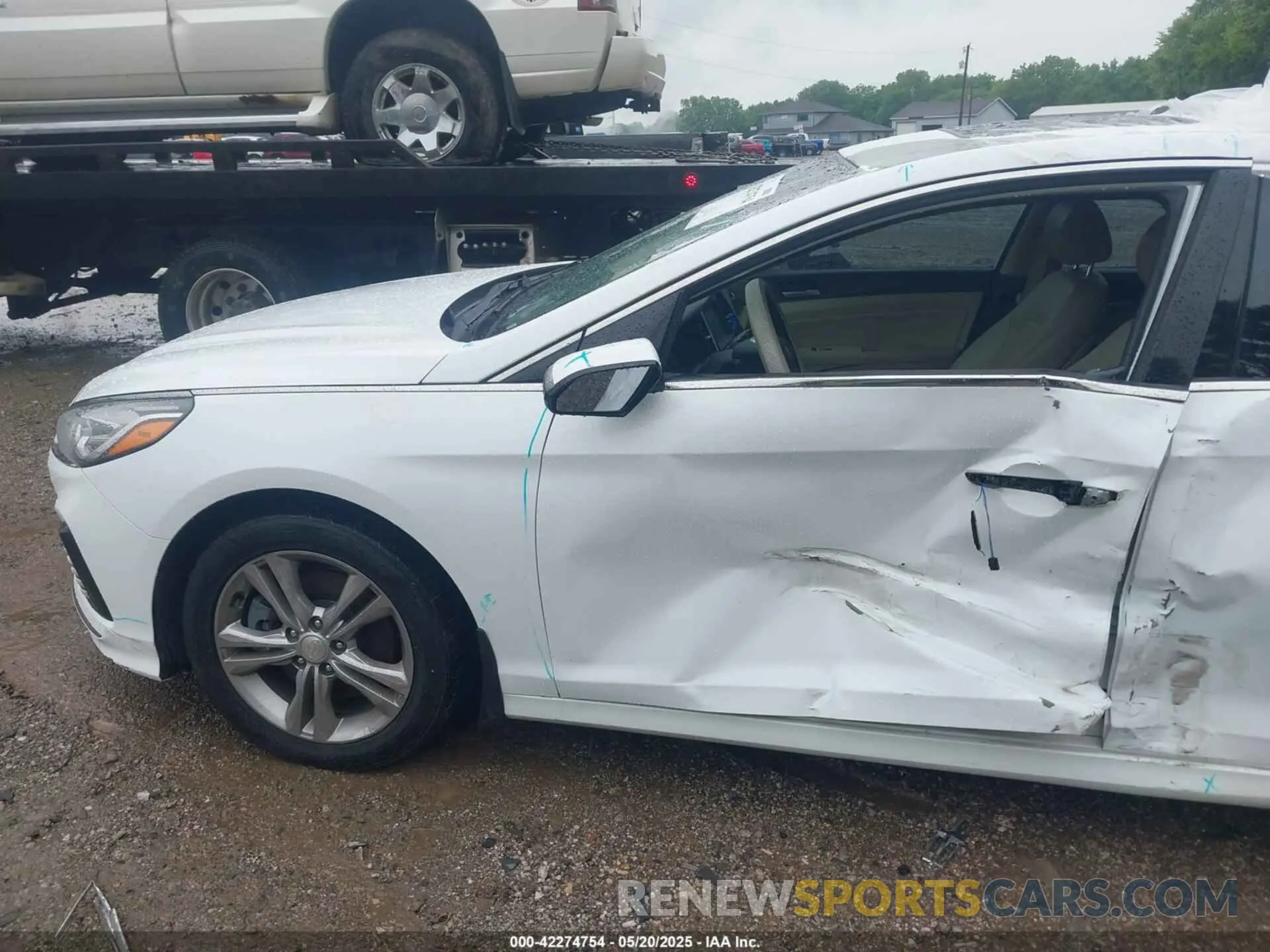 14 Photograph of a damaged car 5NPE34AF2KH733583 HYUNDAI SONATA 2019