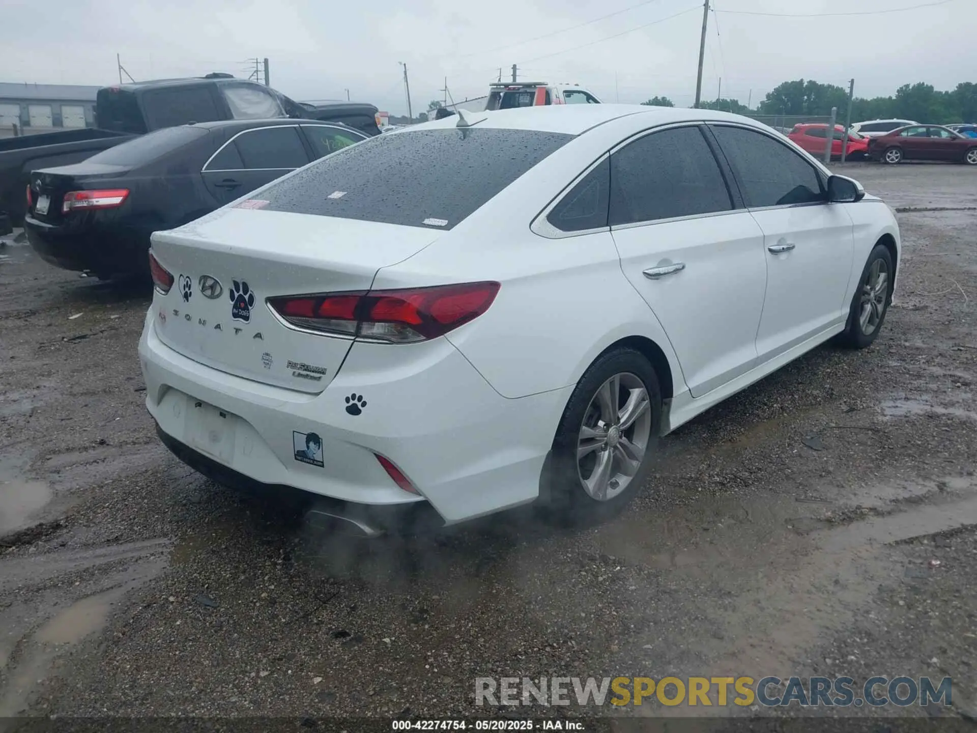 4 Photograph of a damaged car 5NPE34AF2KH733583 HYUNDAI SONATA 2019