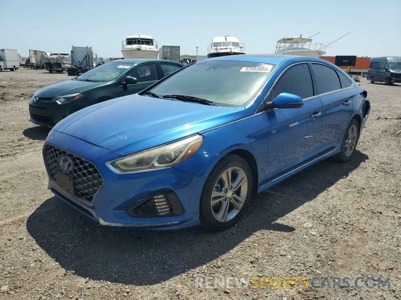 1 Photograph of a damaged car 5NPE34AF2KH749587 HYUNDAI SONATA 2019