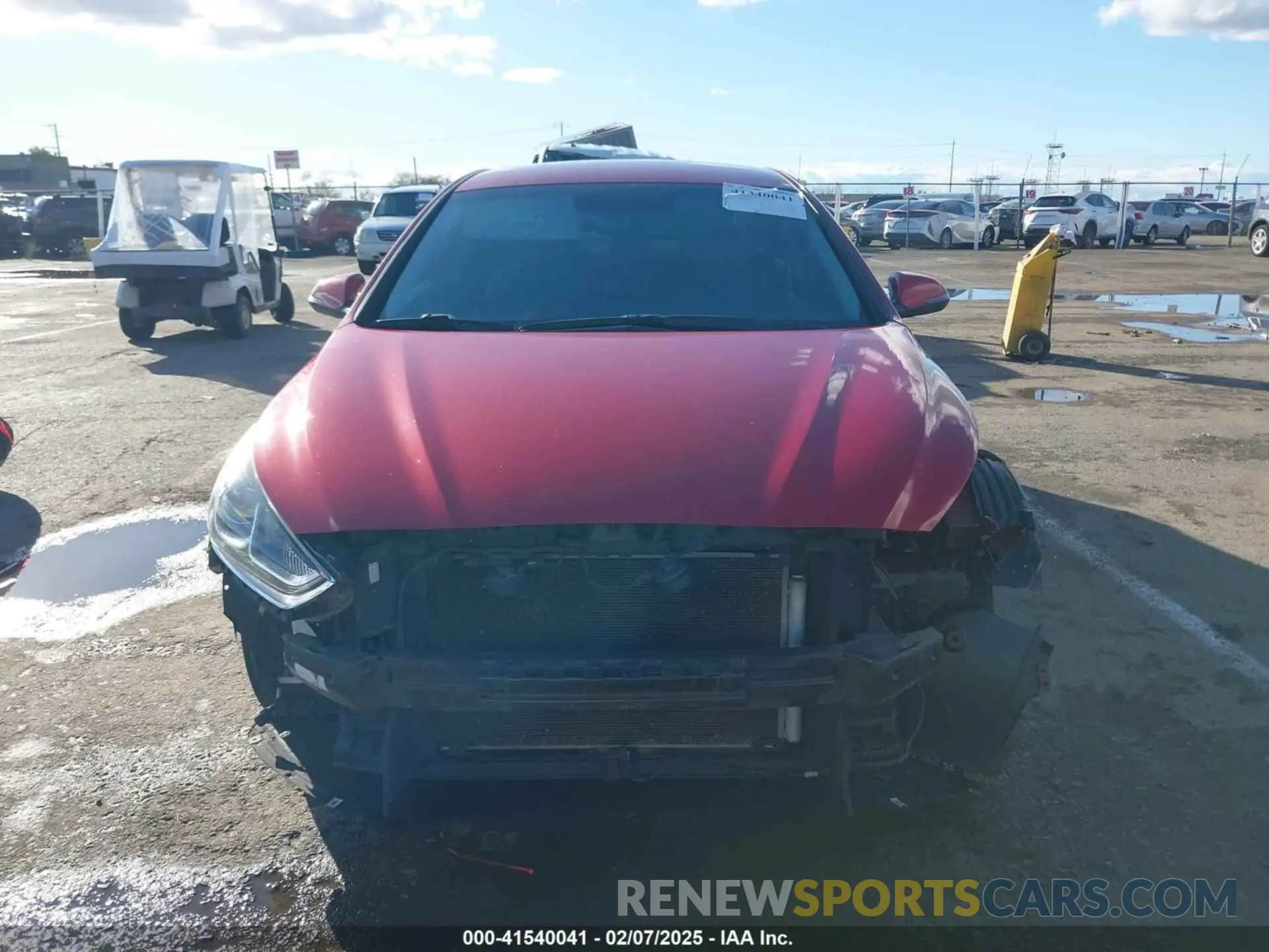 13 Photograph of a damaged car 5NPE34AF2KH787482 HYUNDAI SONATA 2019