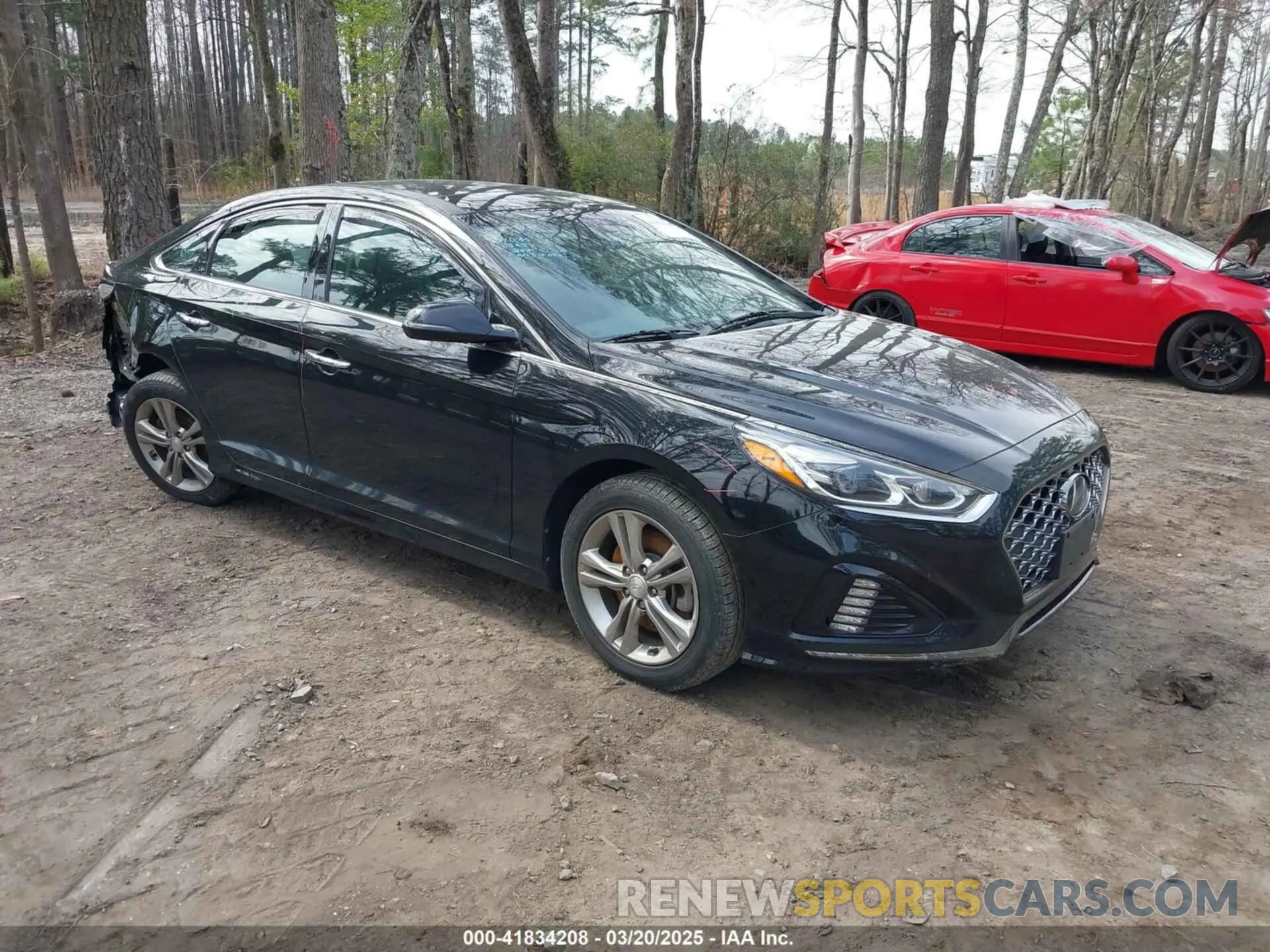 1 Photograph of a damaged car 5NPE34AF2KH820562 HYUNDAI SONATA 2019