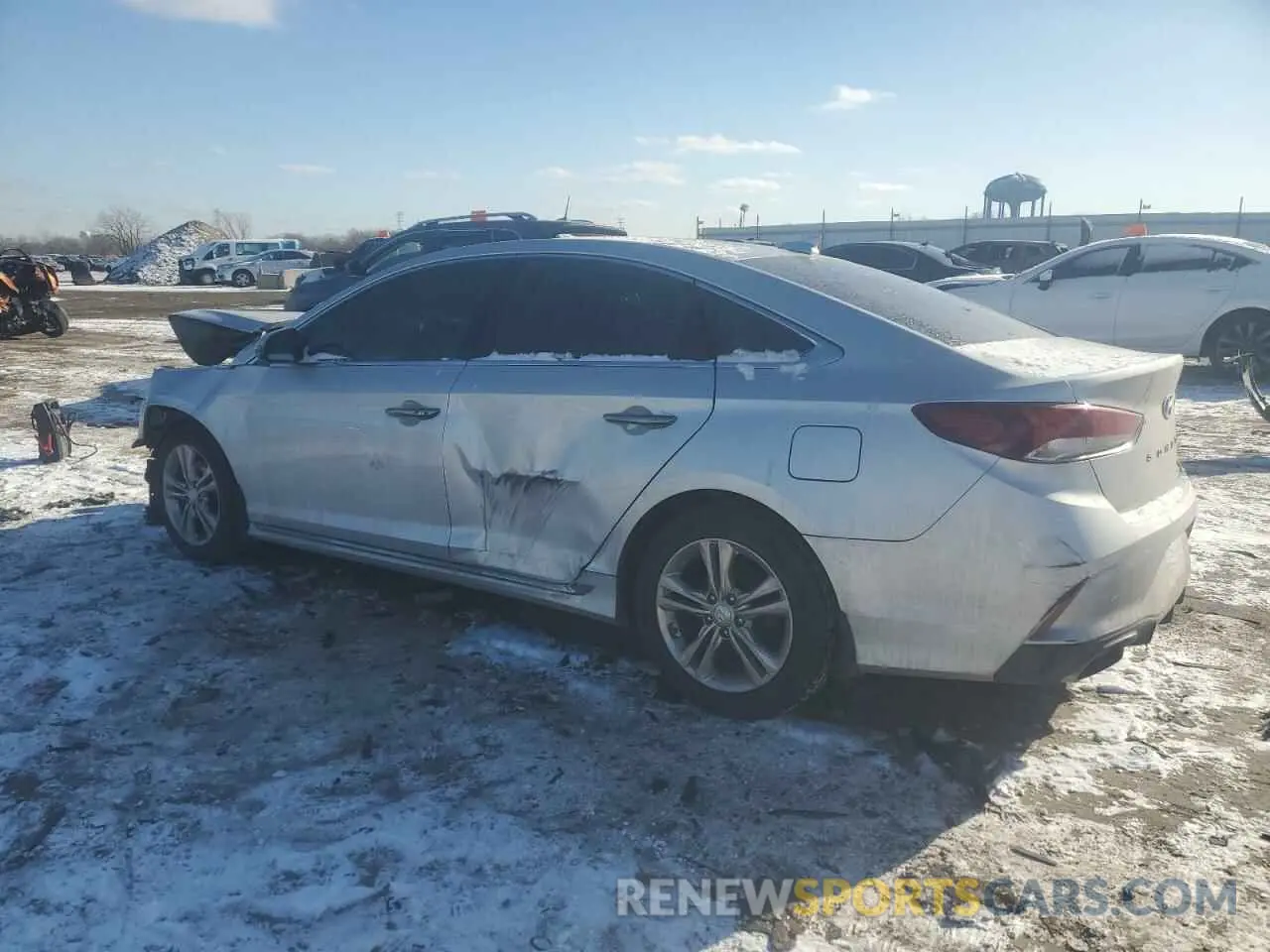 2 Photograph of a damaged car 5NPE34AF3KH738243 HYUNDAI SONATA 2019