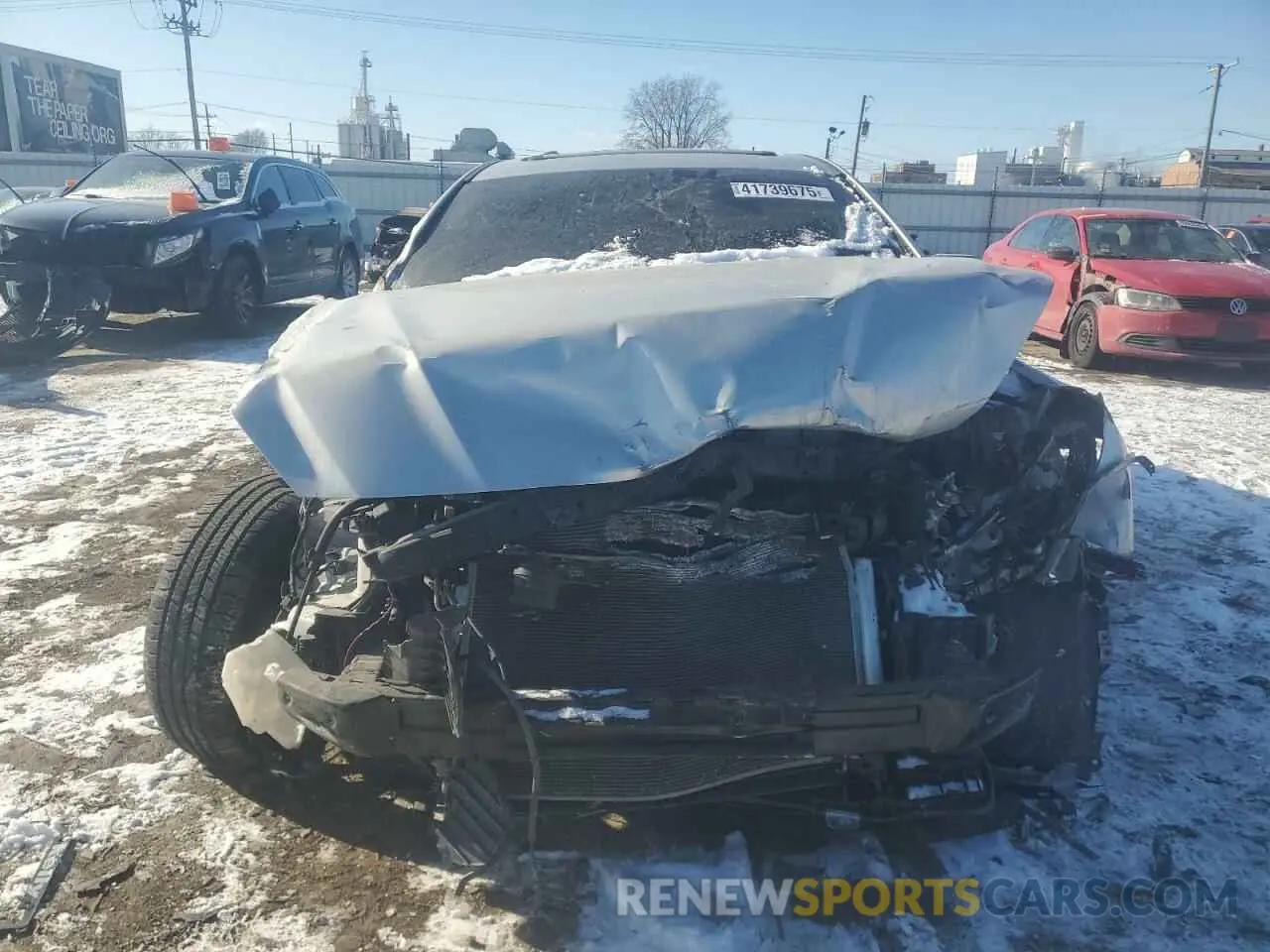 5 Photograph of a damaged car 5NPE34AF3KH738243 HYUNDAI SONATA 2019