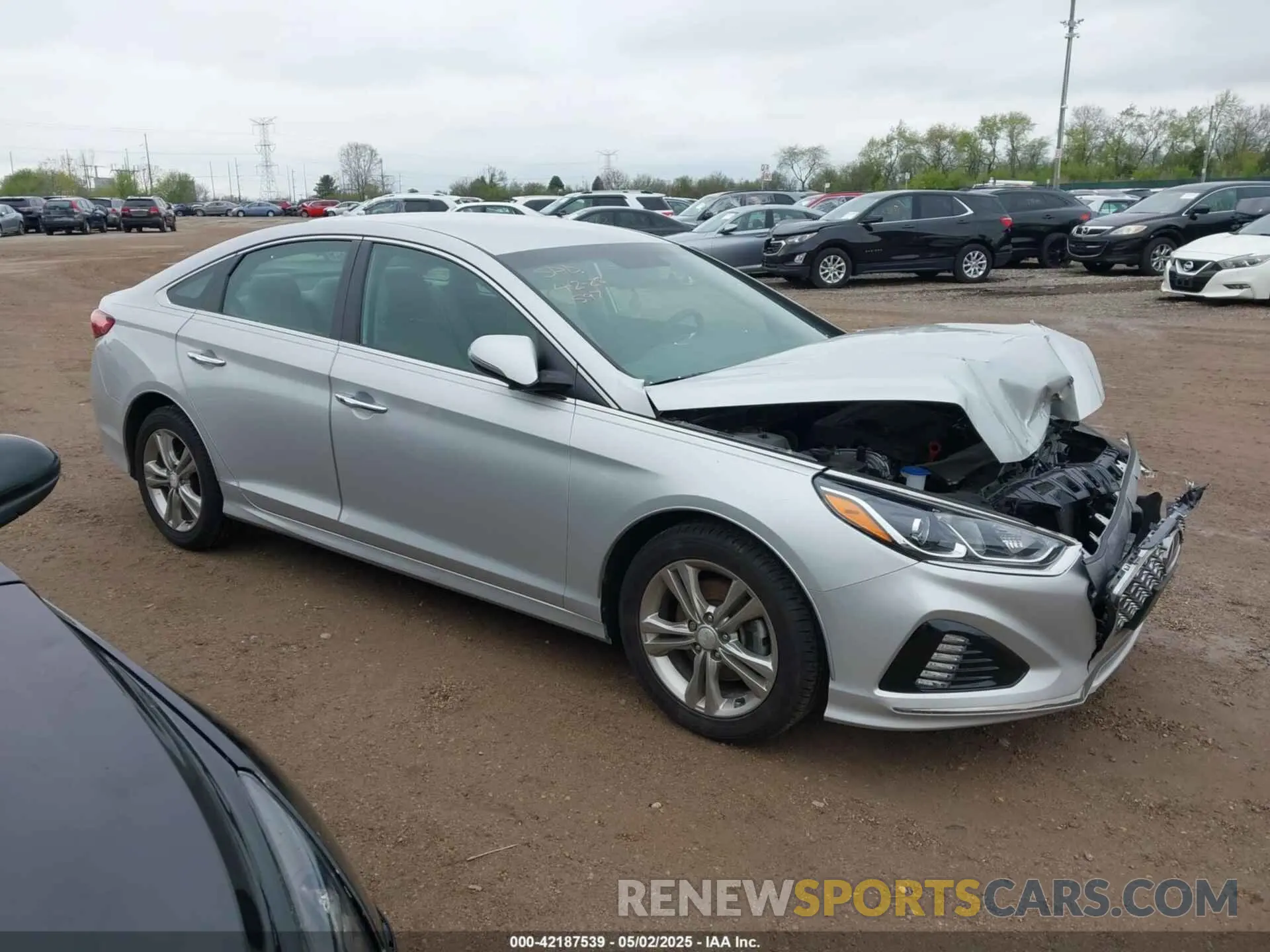 1 Photograph of a damaged car 5NPE34AF3KH753809 HYUNDAI SONATA 2019