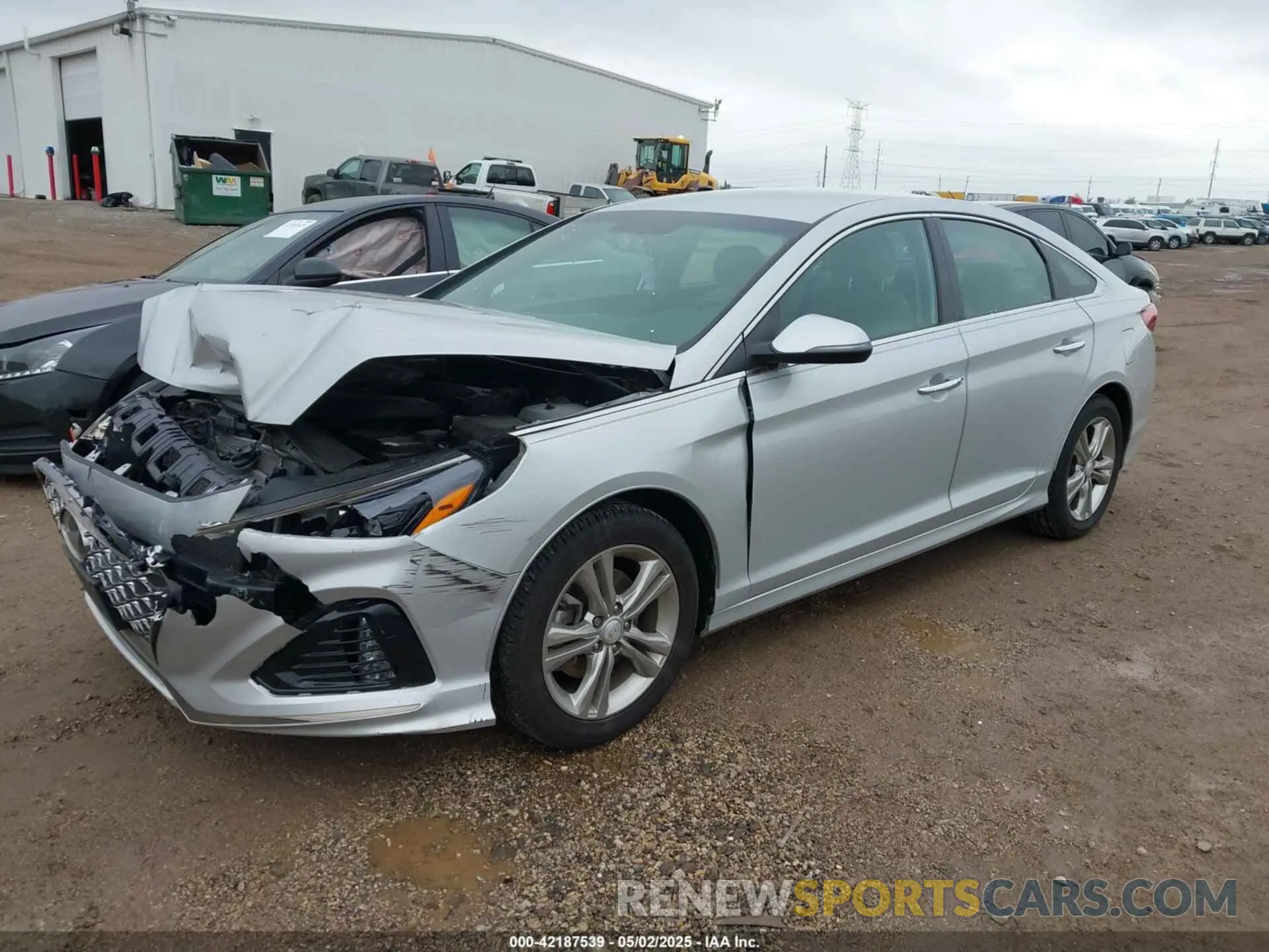 2 Photograph of a damaged car 5NPE34AF3KH753809 HYUNDAI SONATA 2019