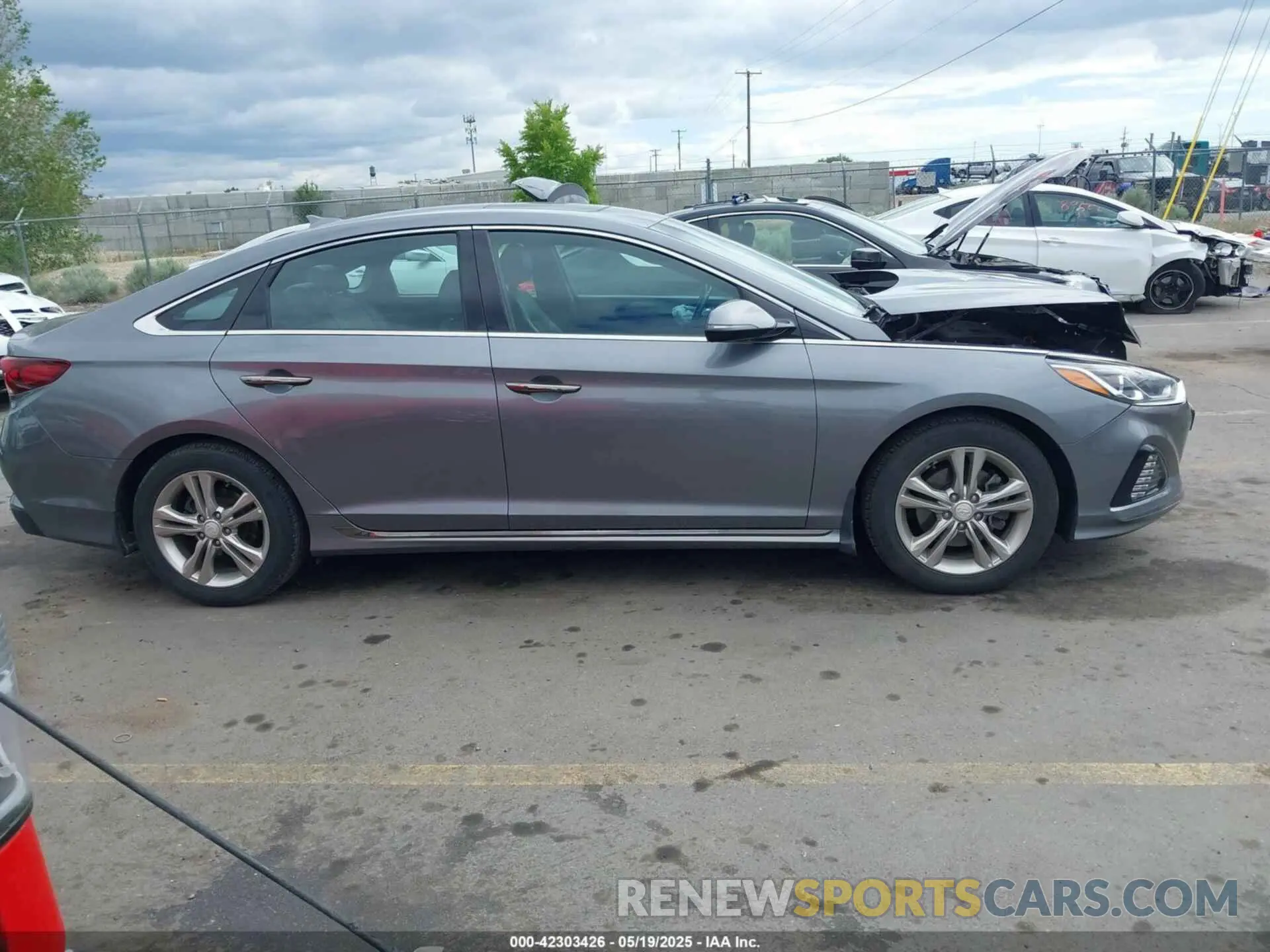 13 Photograph of a damaged car 5NPE34AF3KH758220 HYUNDAI SONATA 2019