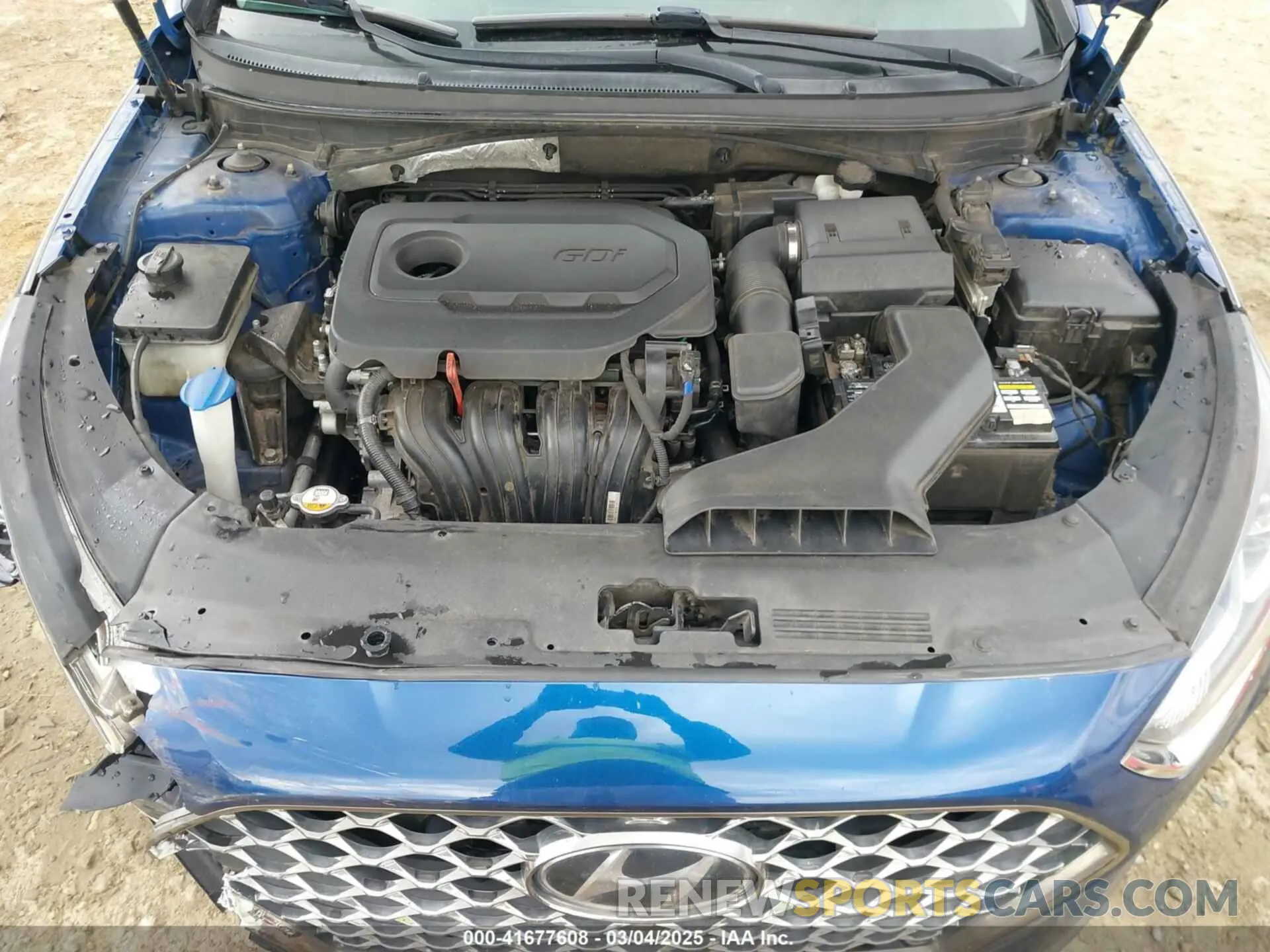 10 Photograph of a damaged car 5NPE34AF3KH766494 HYUNDAI SONATA 2019
