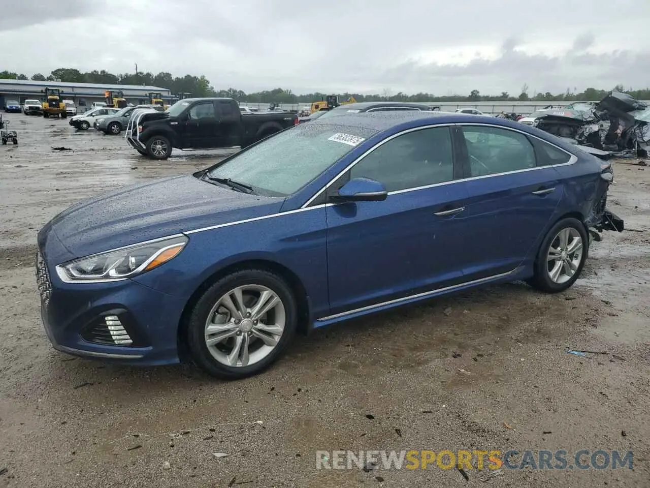 1 Photograph of a damaged car 5NPE34AF3KH785711 HYUNDAI SONATA 2019