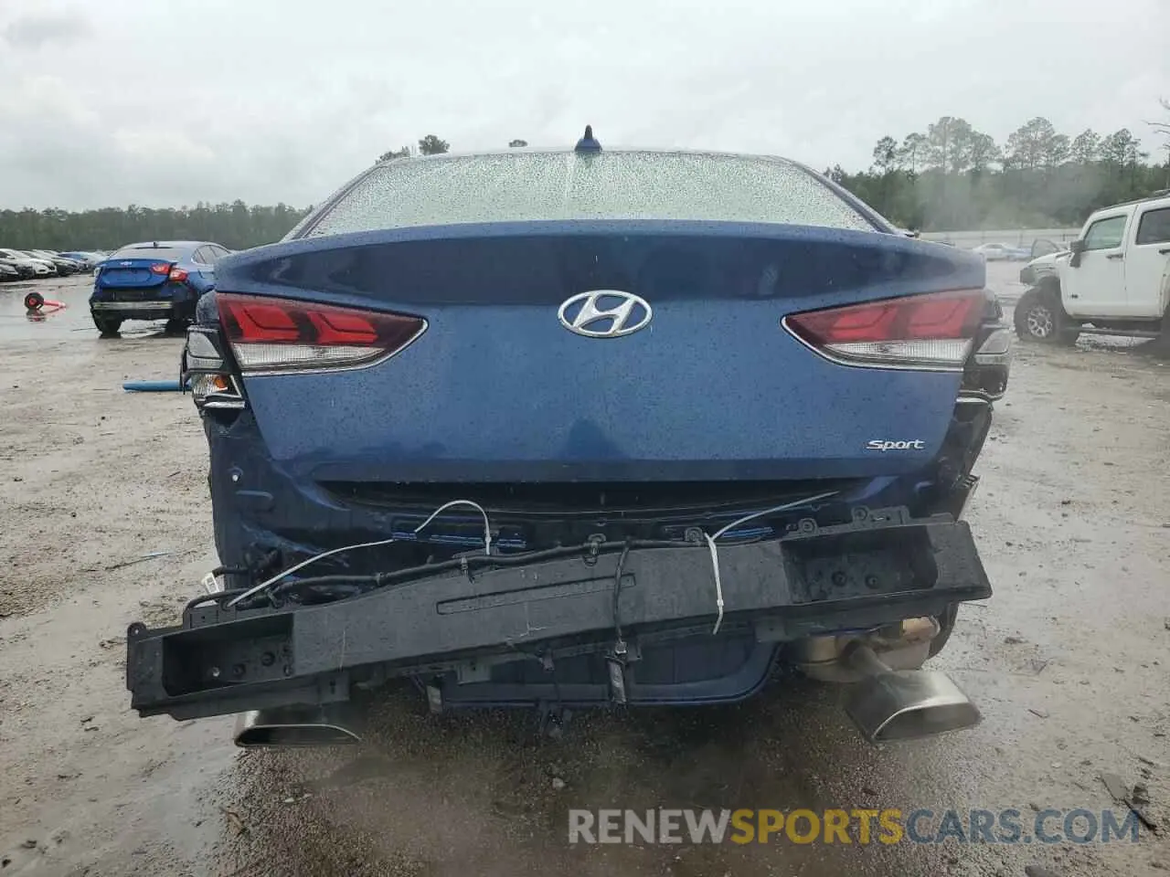 6 Photograph of a damaged car 5NPE34AF3KH785711 HYUNDAI SONATA 2019