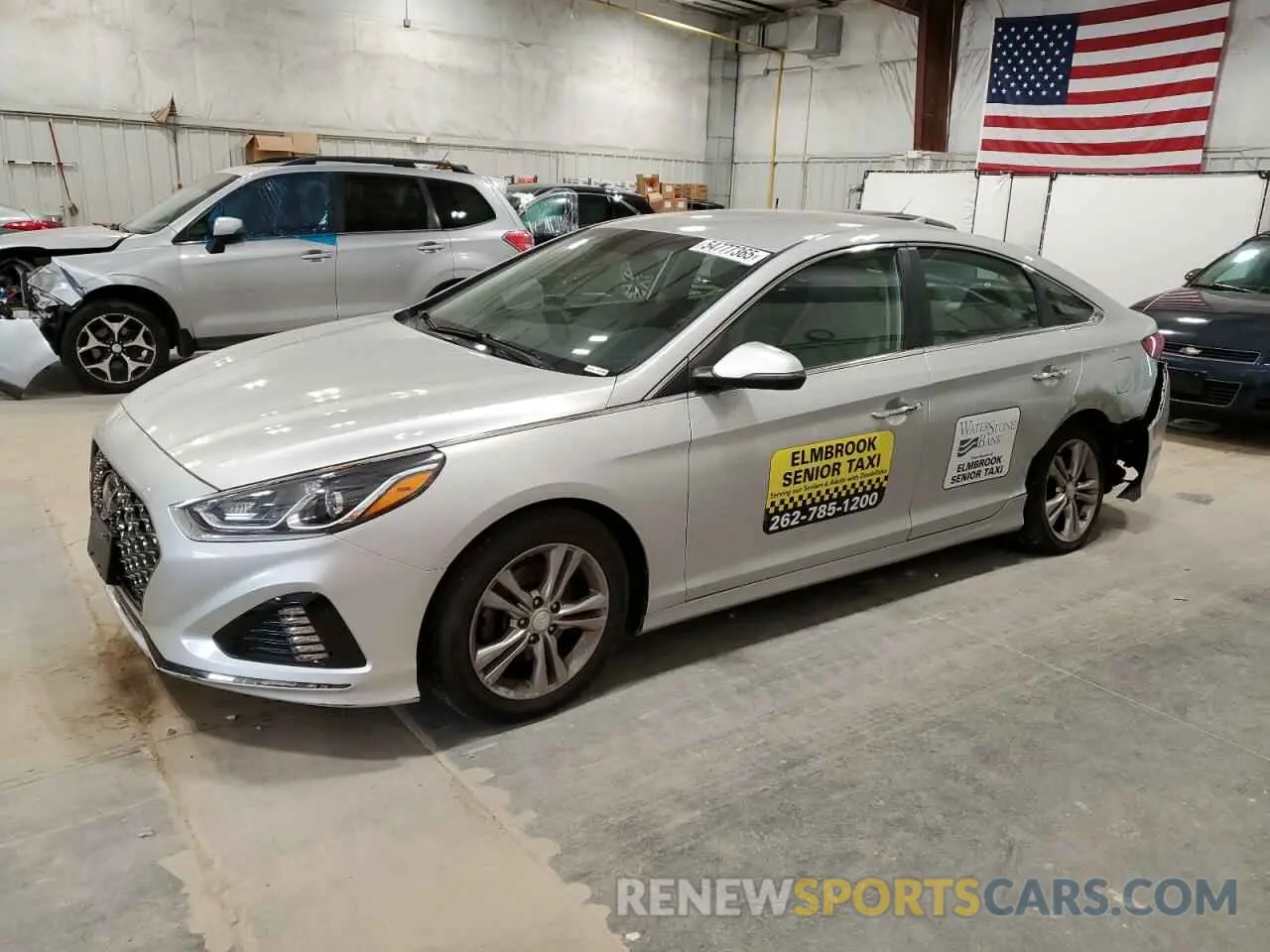 1 Photograph of a damaged car 5NPE34AF3KH788754 HYUNDAI SONATA 2019