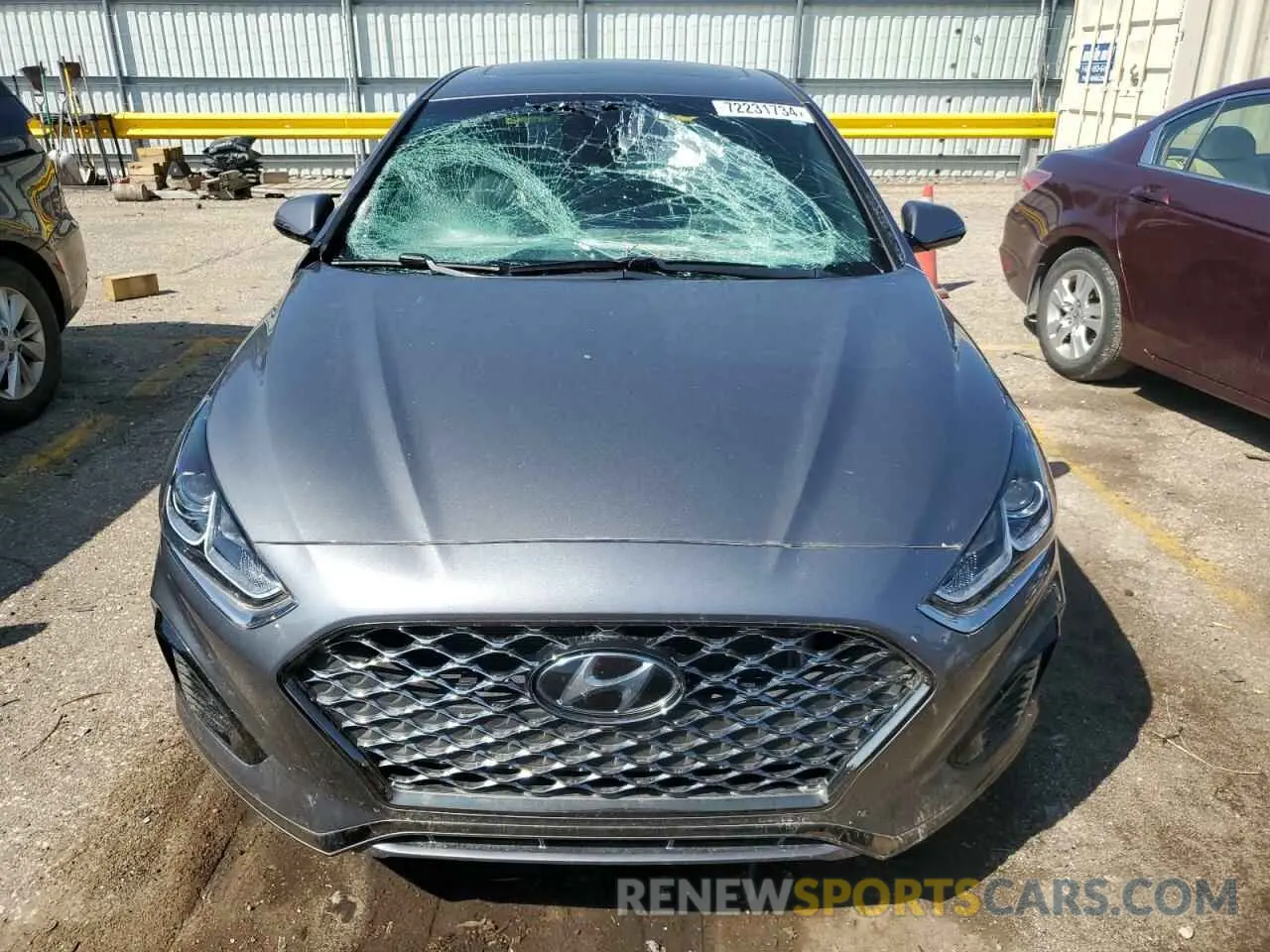 5 Photograph of a damaged car 5NPE34AF3KH809067 HYUNDAI SONATA 2019