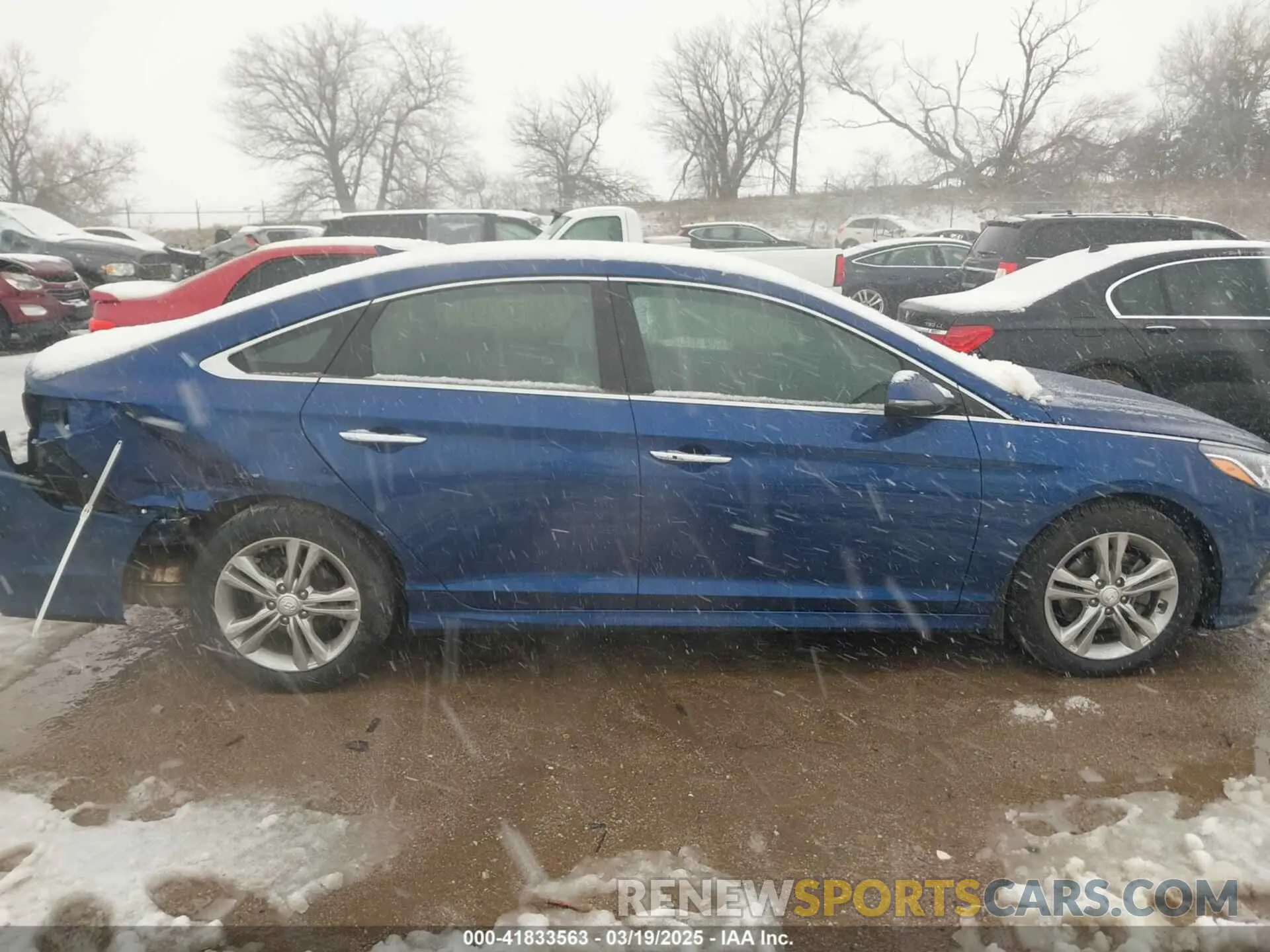 13 Photograph of a damaged car 5NPE34AF3KH809604 HYUNDAI SONATA 2019